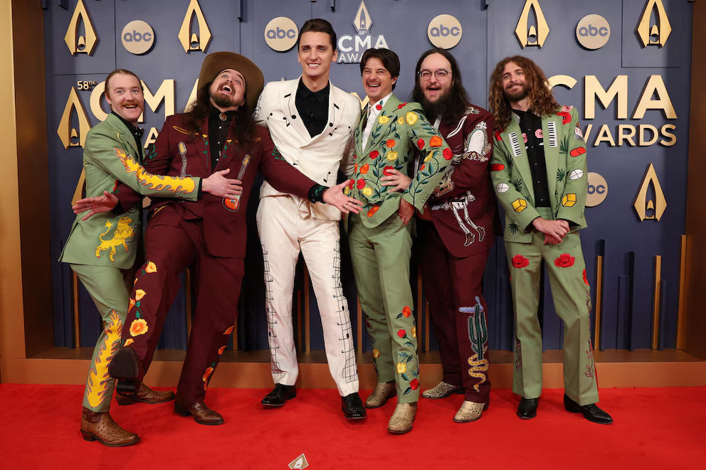 The Red Clay Strays Stun in Addicted Bespoken Custom Suits at CMA