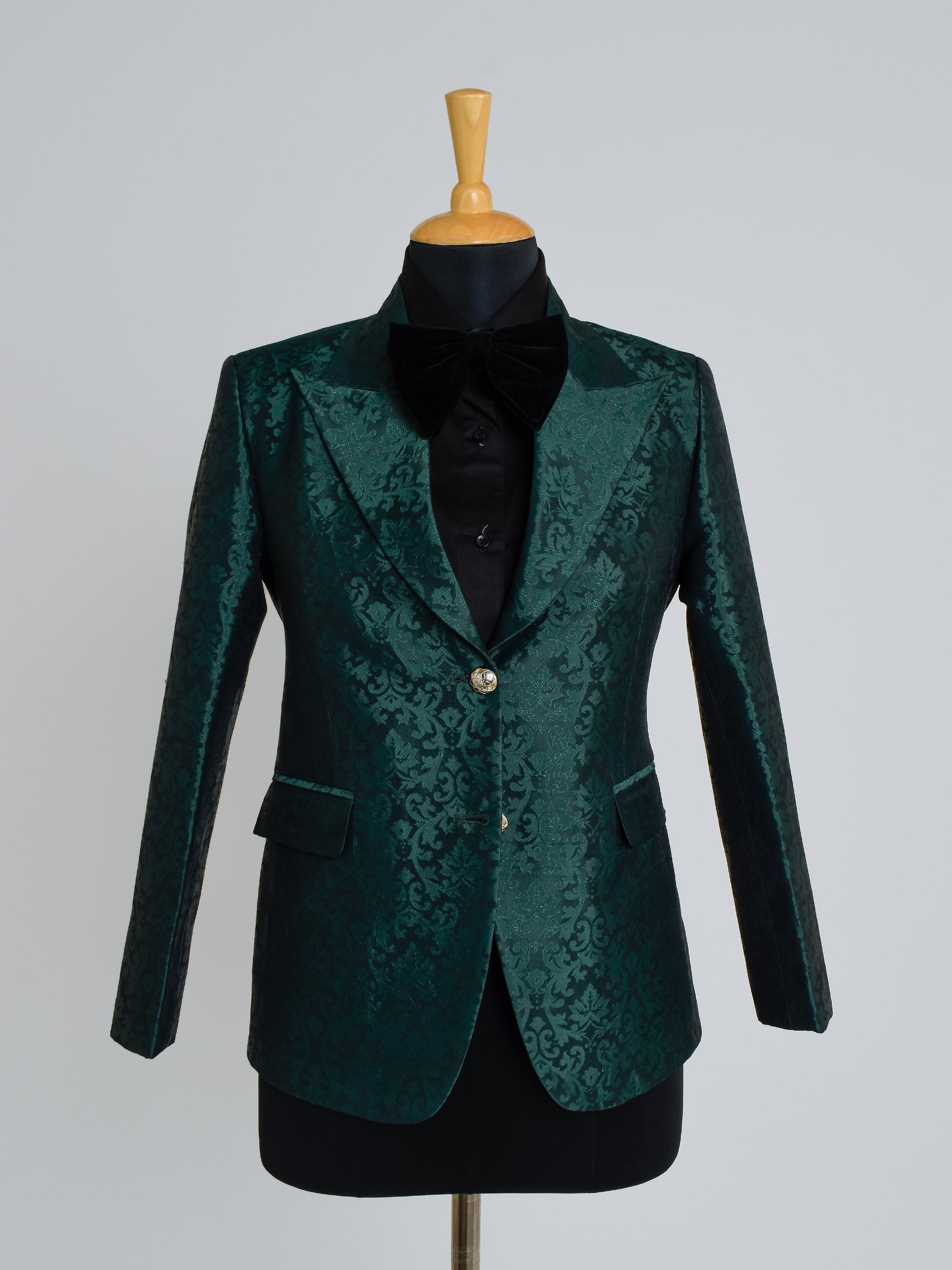 Emerald Damask Wedding Suit Addicted Bespoken