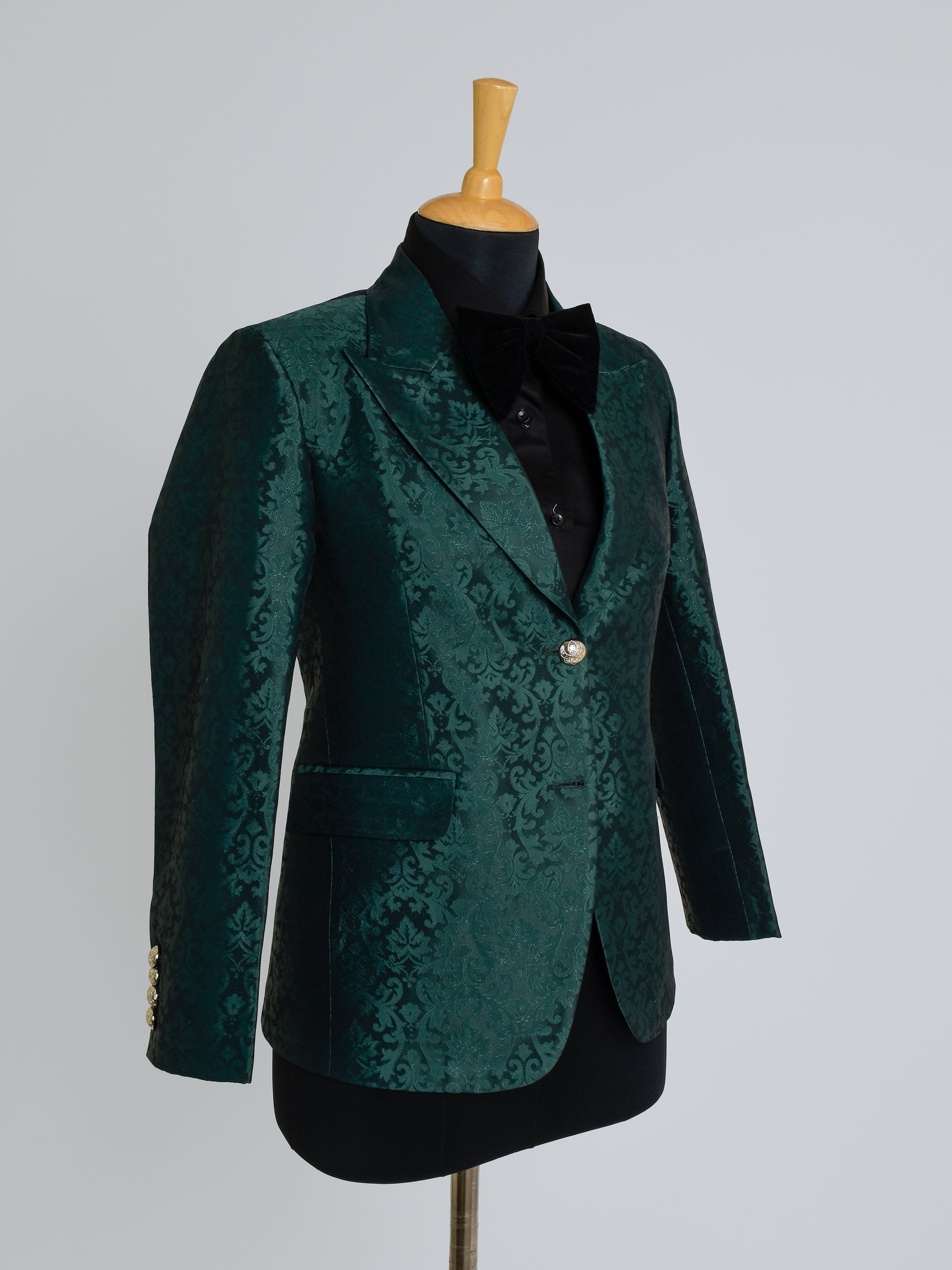 Emerald Damask Wedding Suit Addicted Bespoken