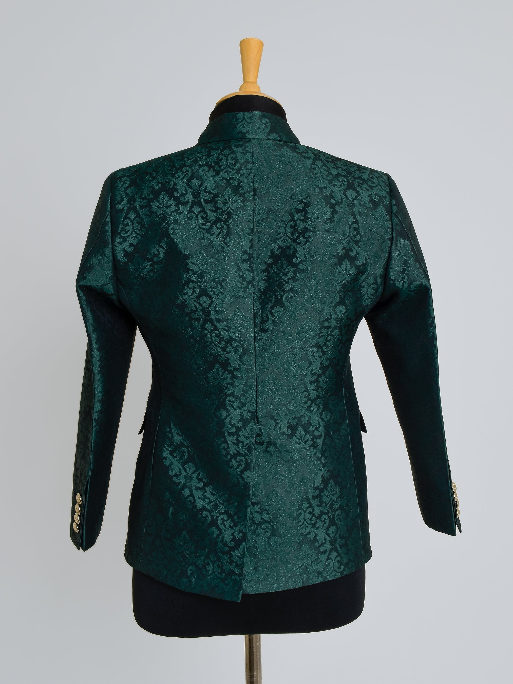 Emerald Damask Wedding Suit Addicted Bespoken