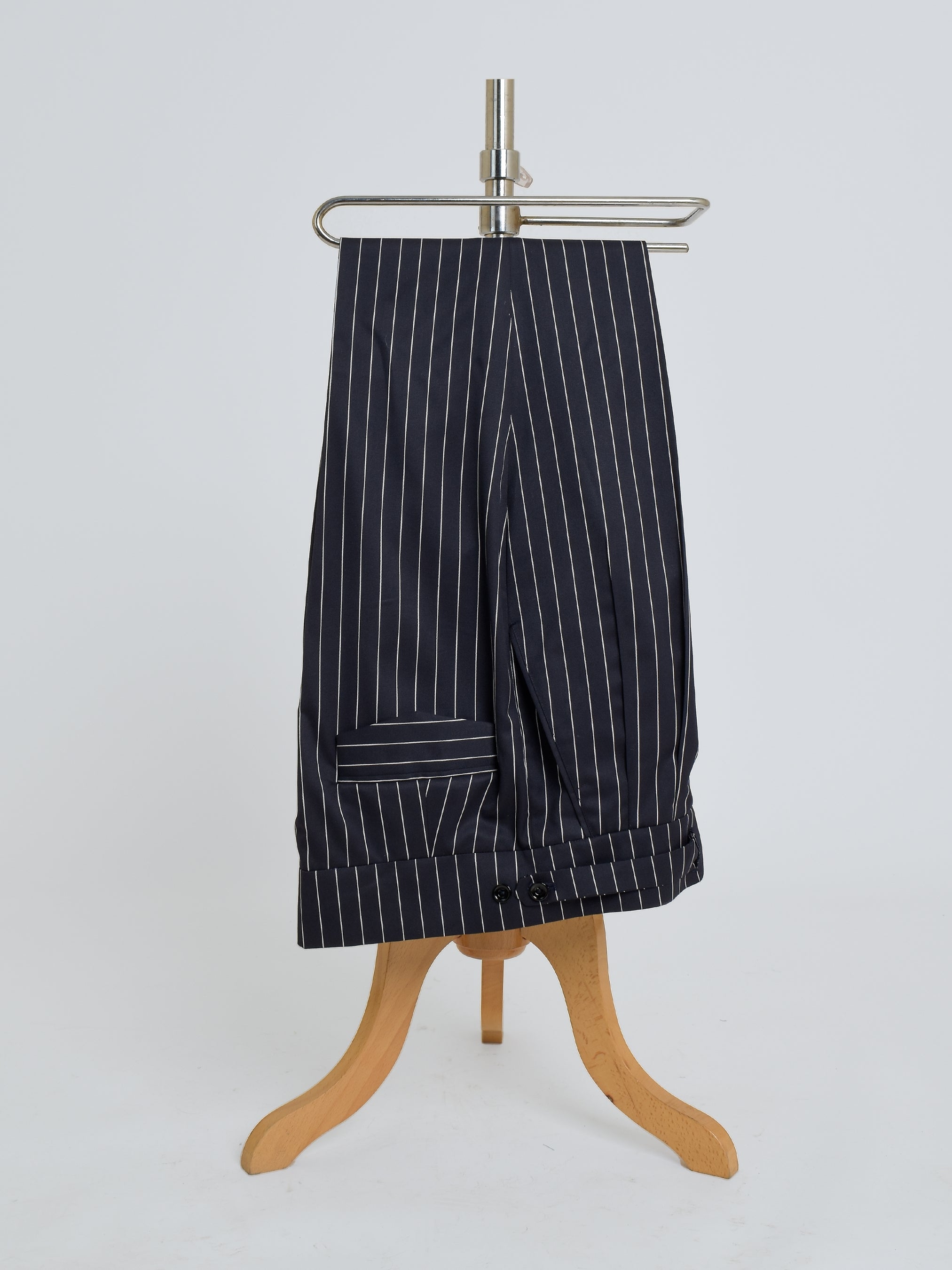 Pinstripe Business Tailored Suit Addicted Bespoken