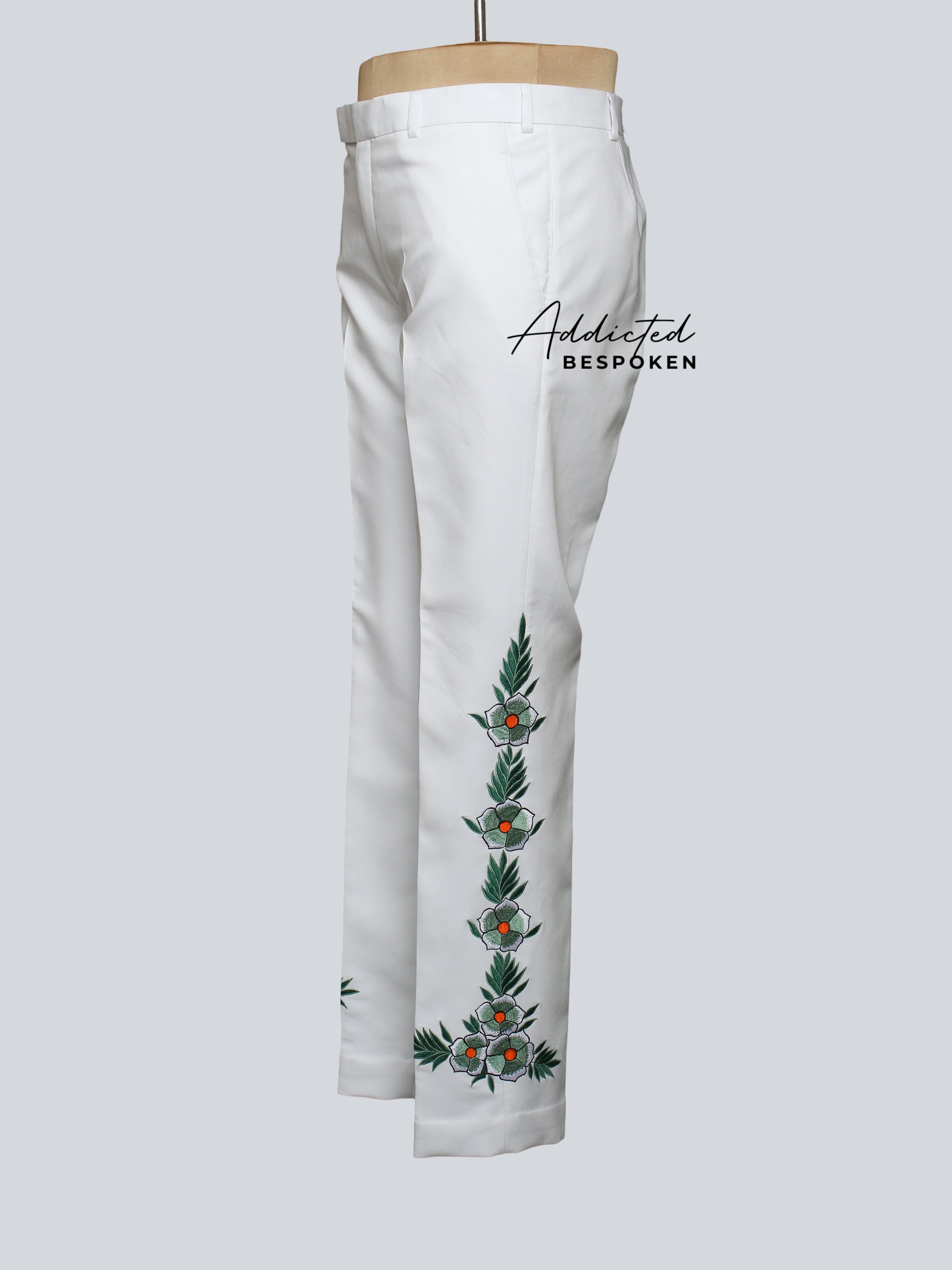 Leafy Floral Design Suit