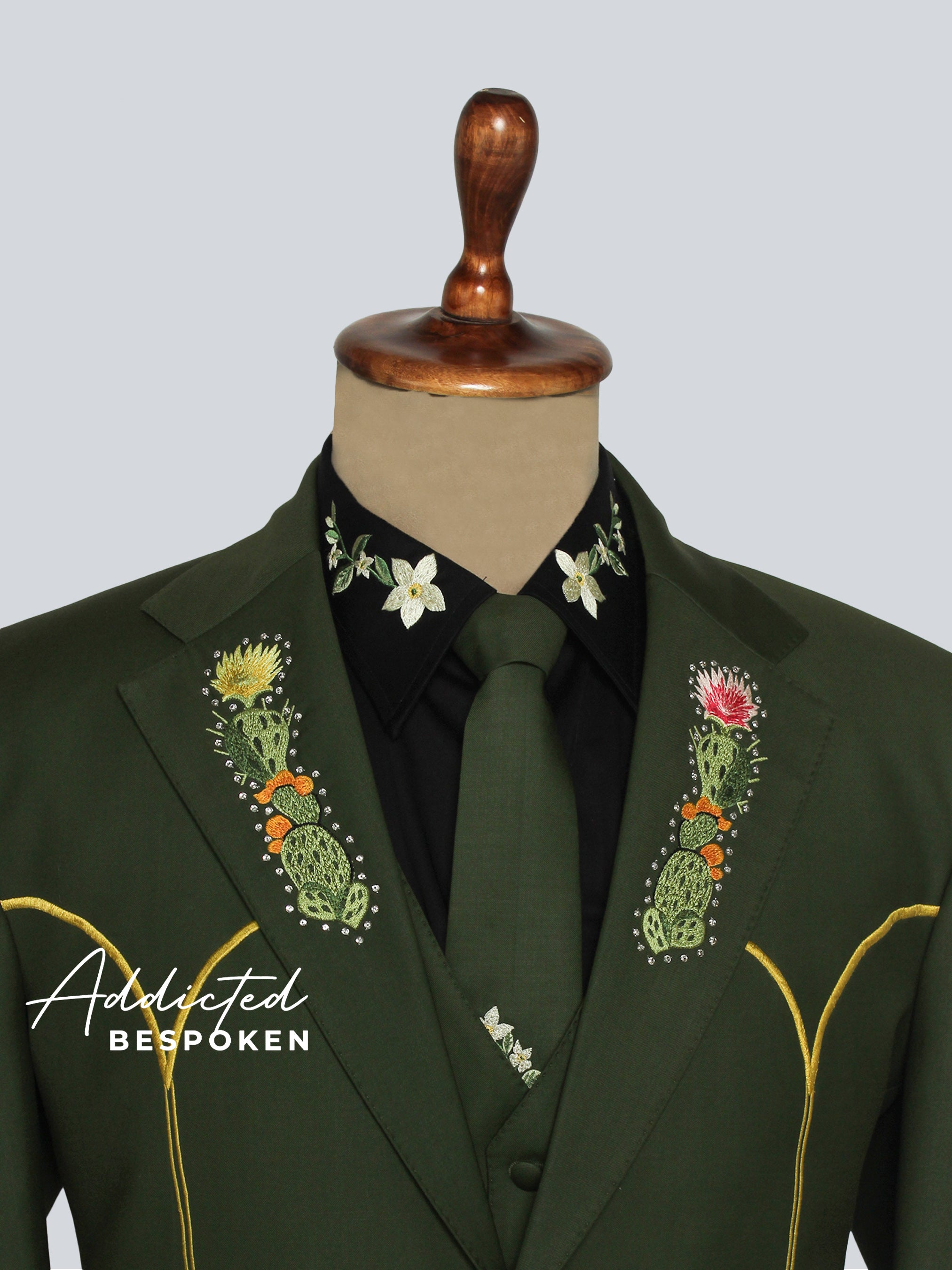 Nature Bloom Western Suit Addicted Bespoken