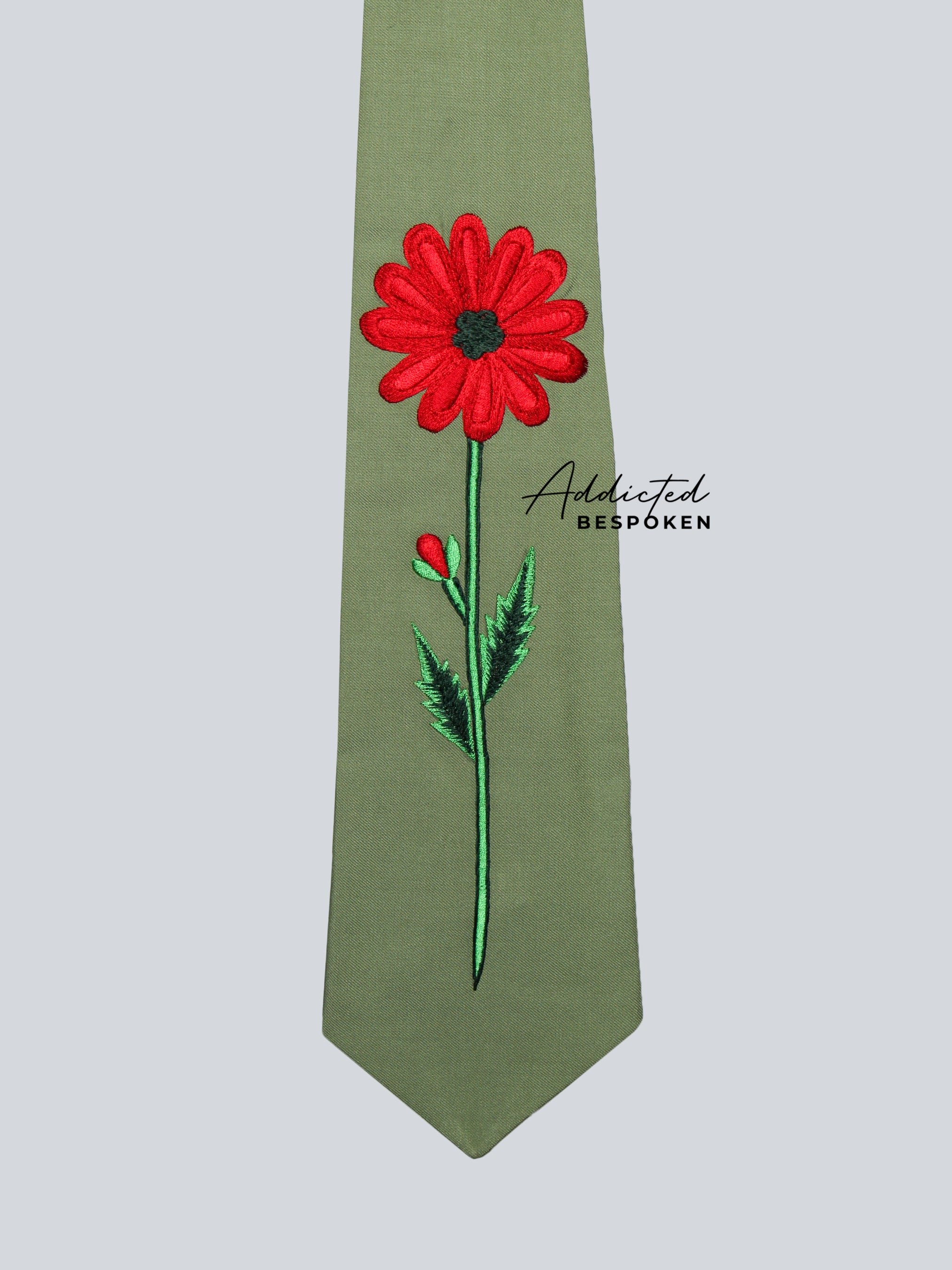 Botanical Embroidery Power Suit