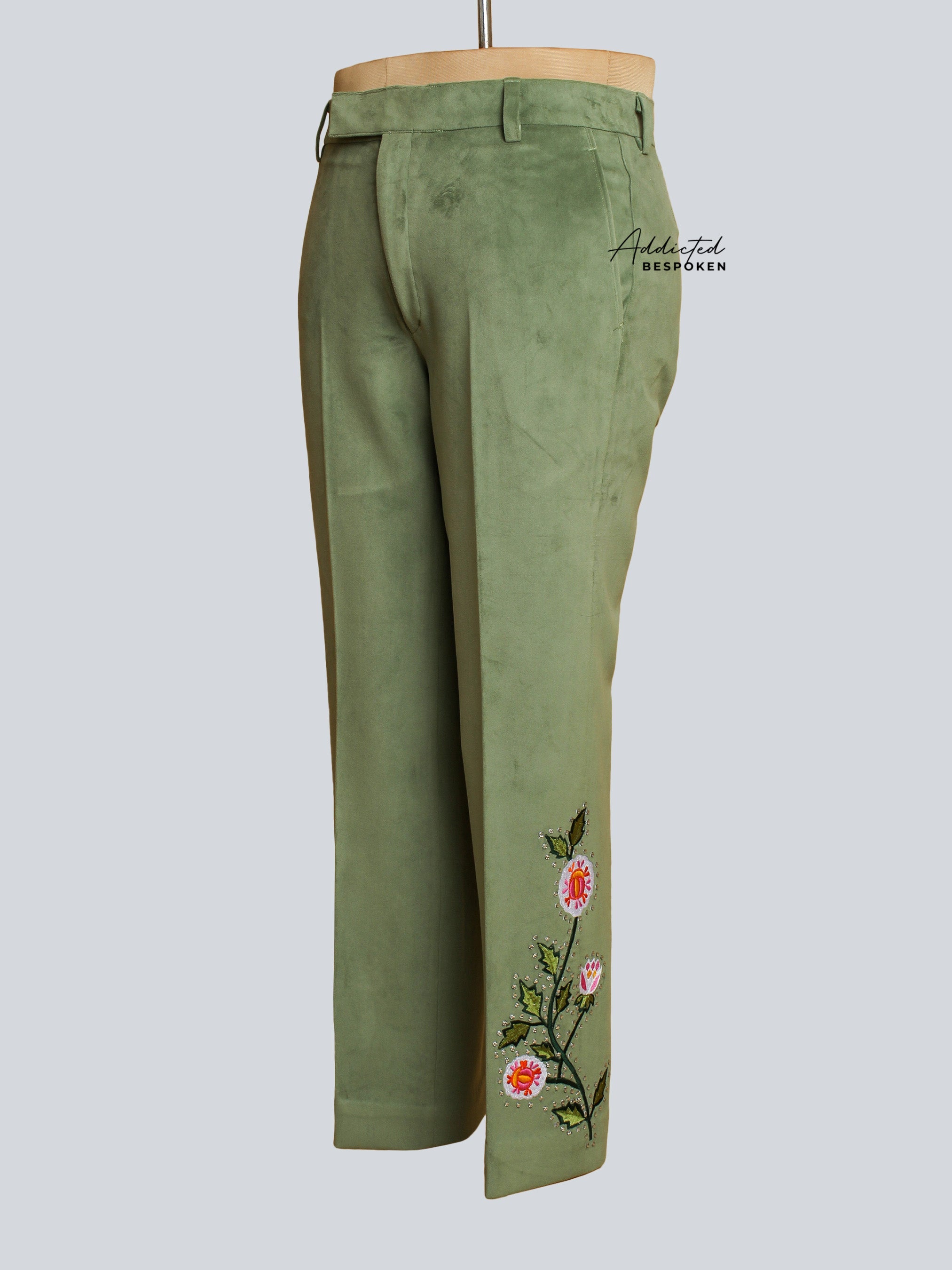Verdant Florida Embroidered Suit Addicted Bespoken