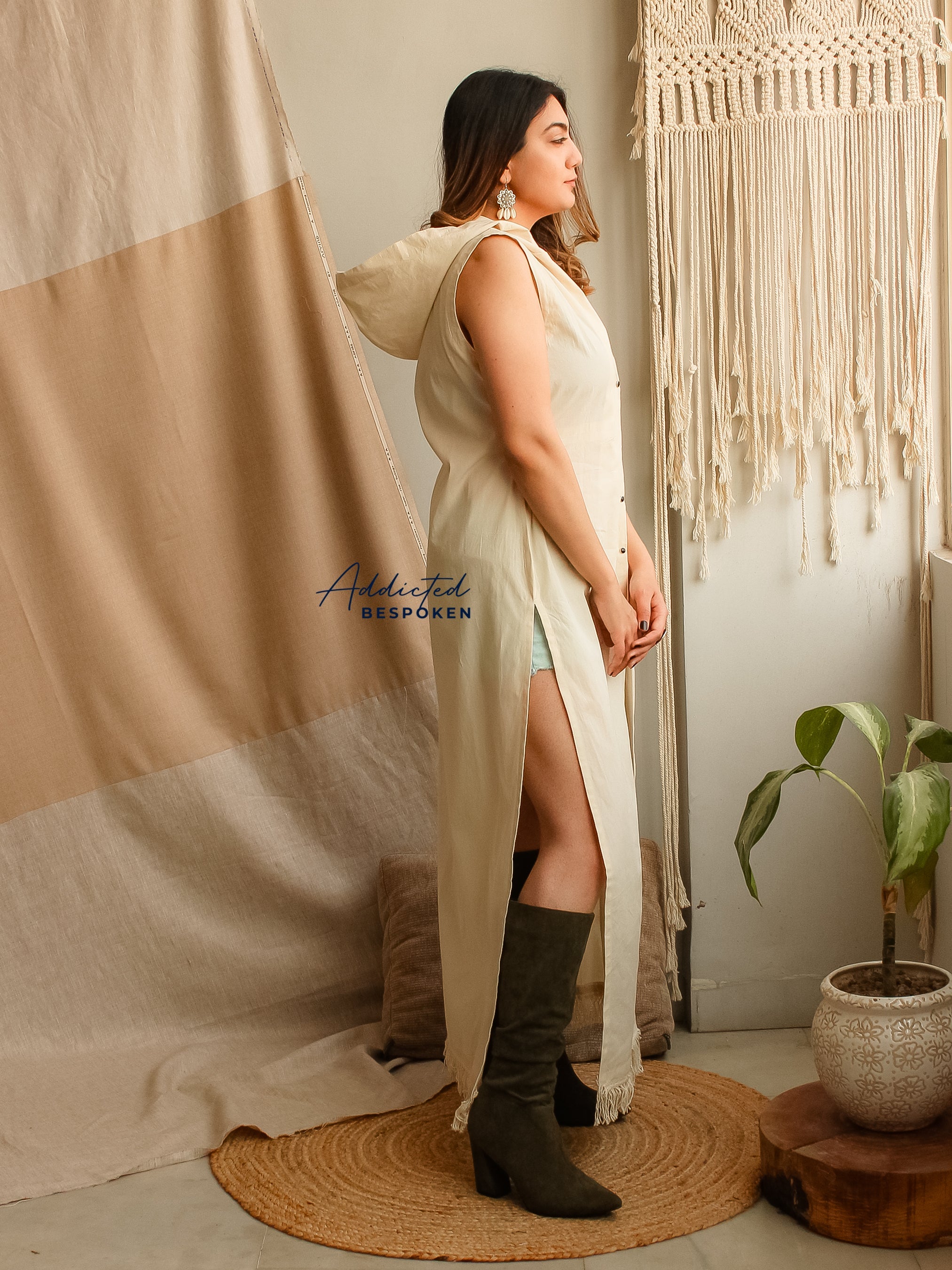 Ethereal Hooded Maxi Dress Addicted Bespoken