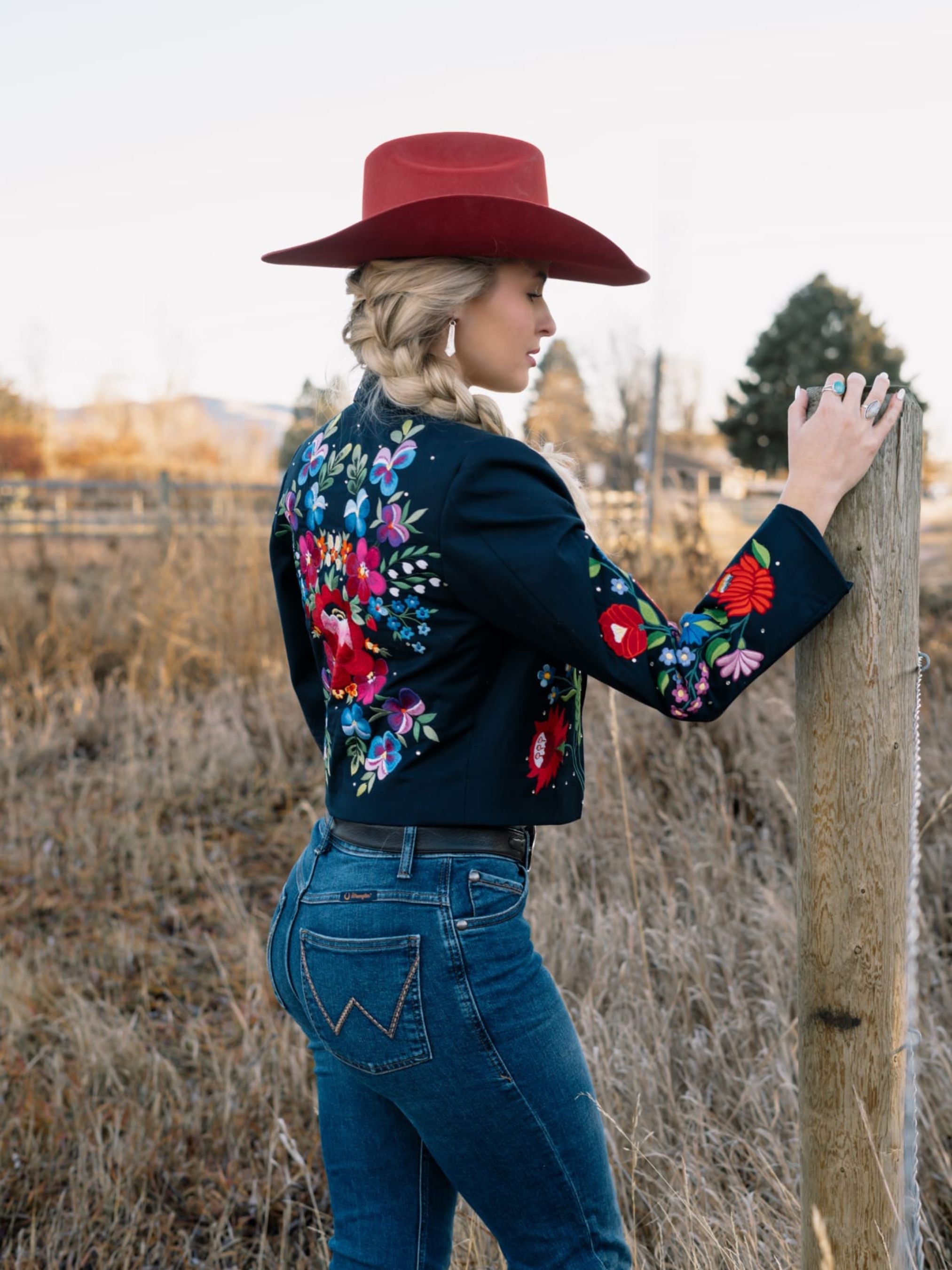 Botanical Embroidered Jacket Addicted Bespoken