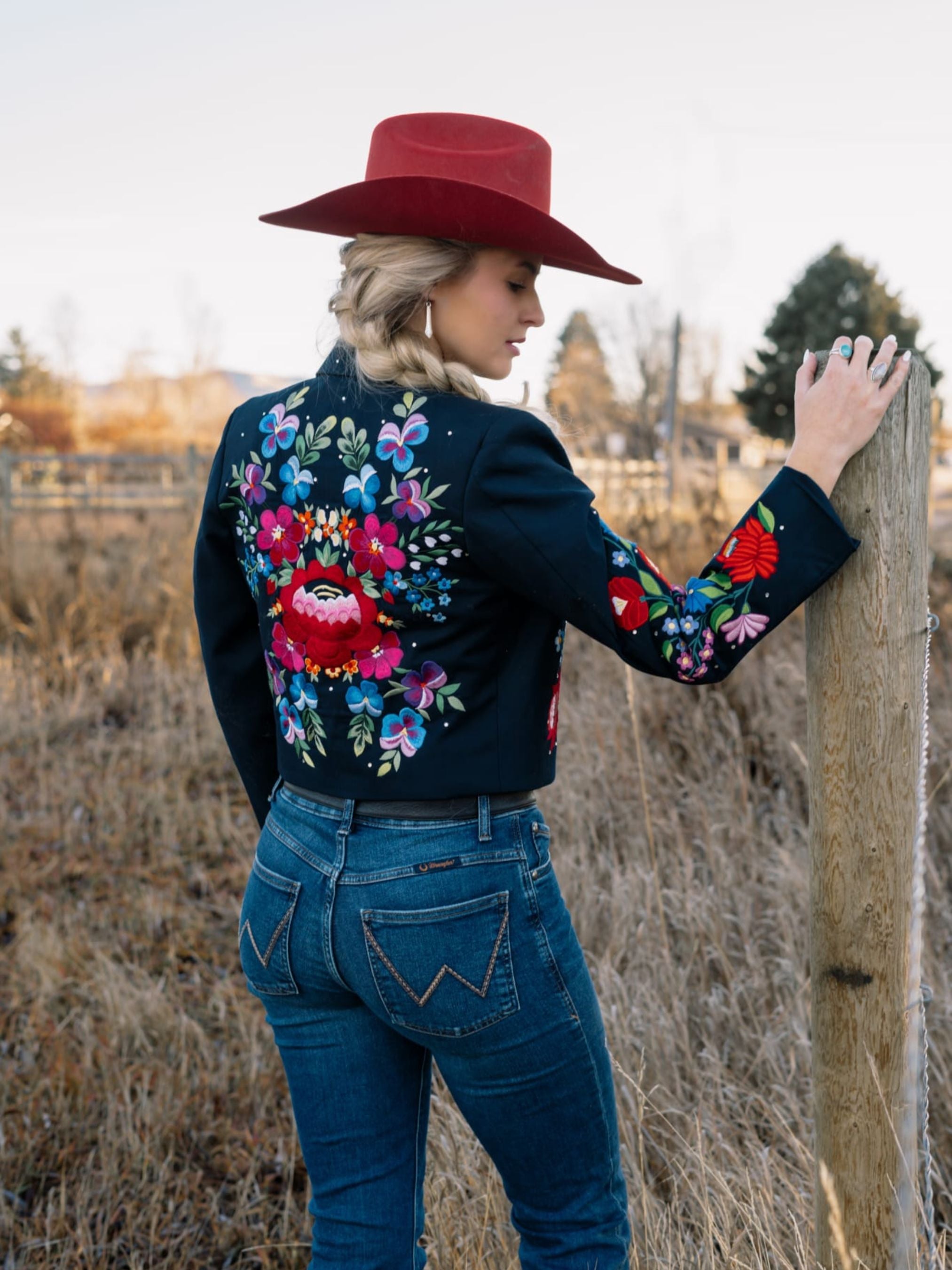 Botanical Embroidered Jacket Addicted Bespoken