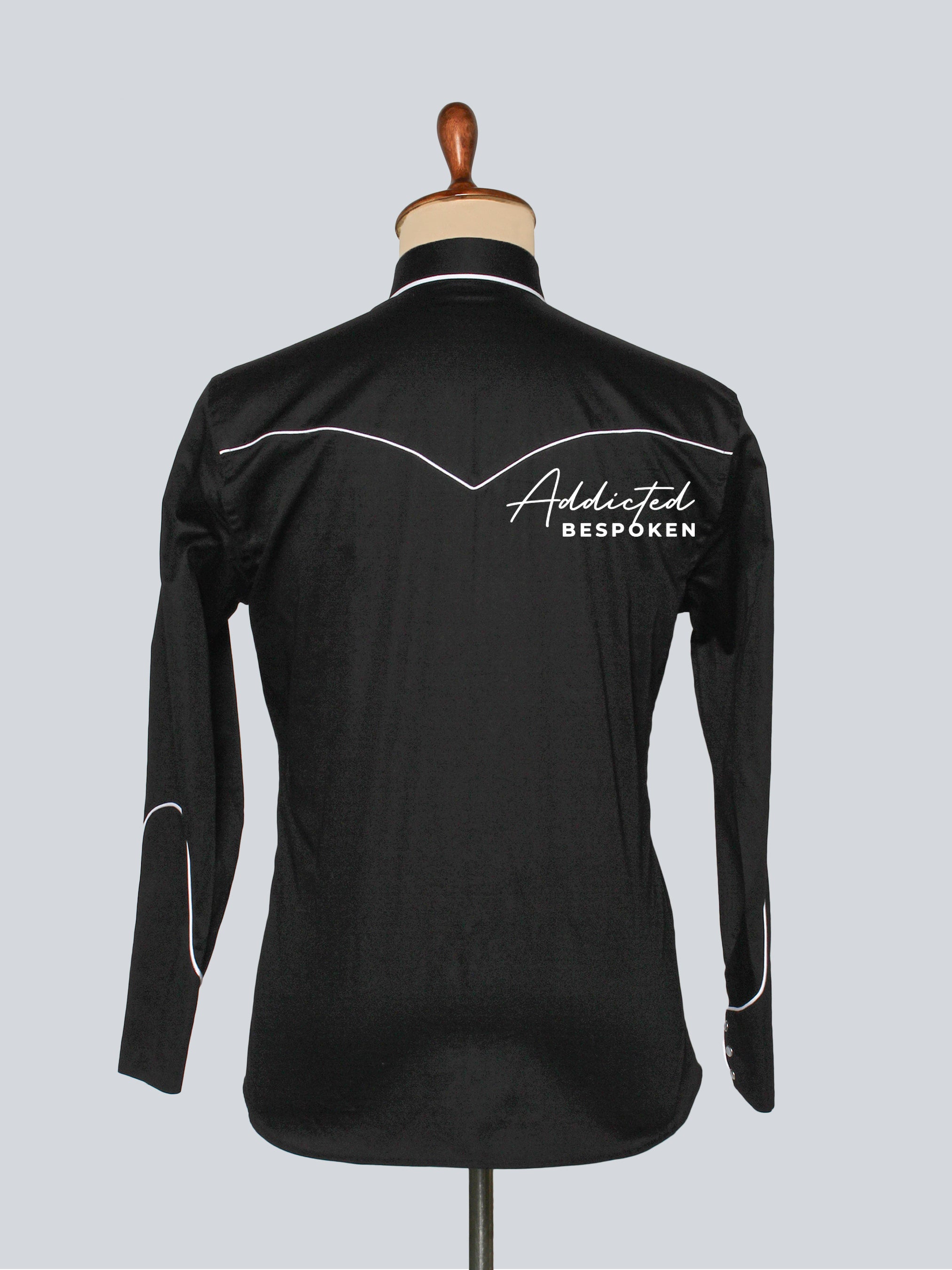 Noir Edge Embroidered Suit Addicted Bespoken