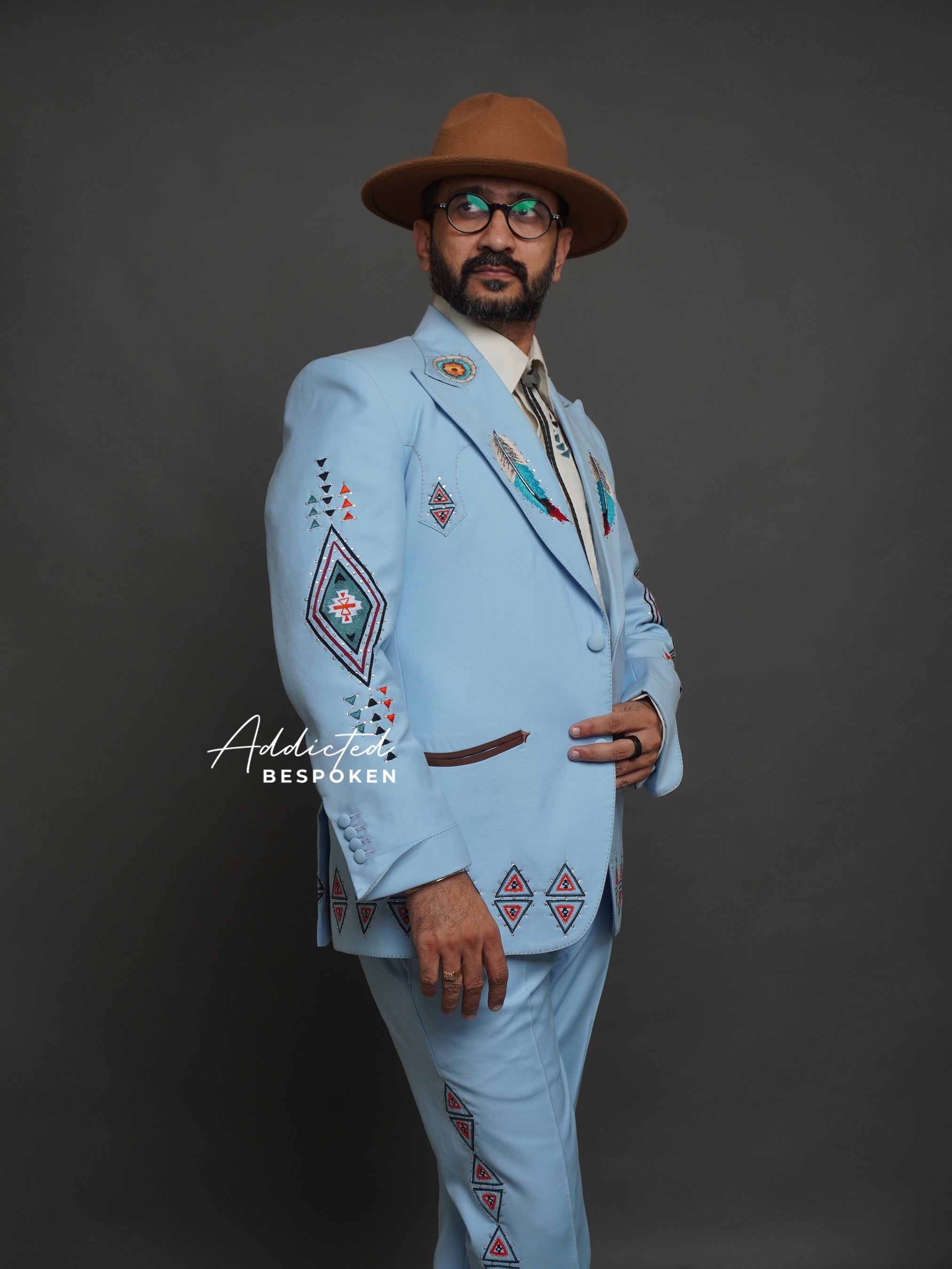 Western-Embroidered Sophistication Suit