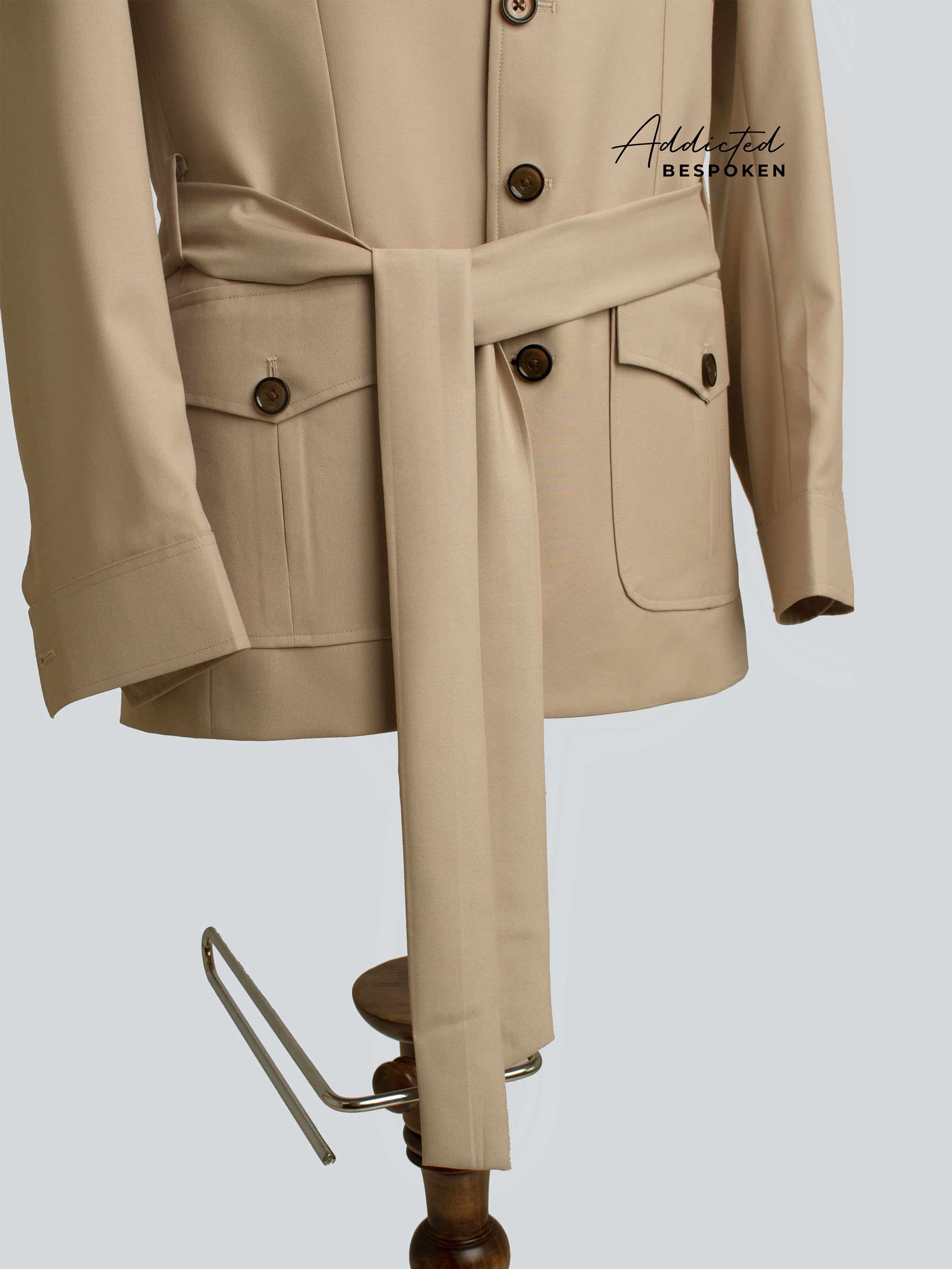 Safari Inspired Belt Suit Addicted Bespoken