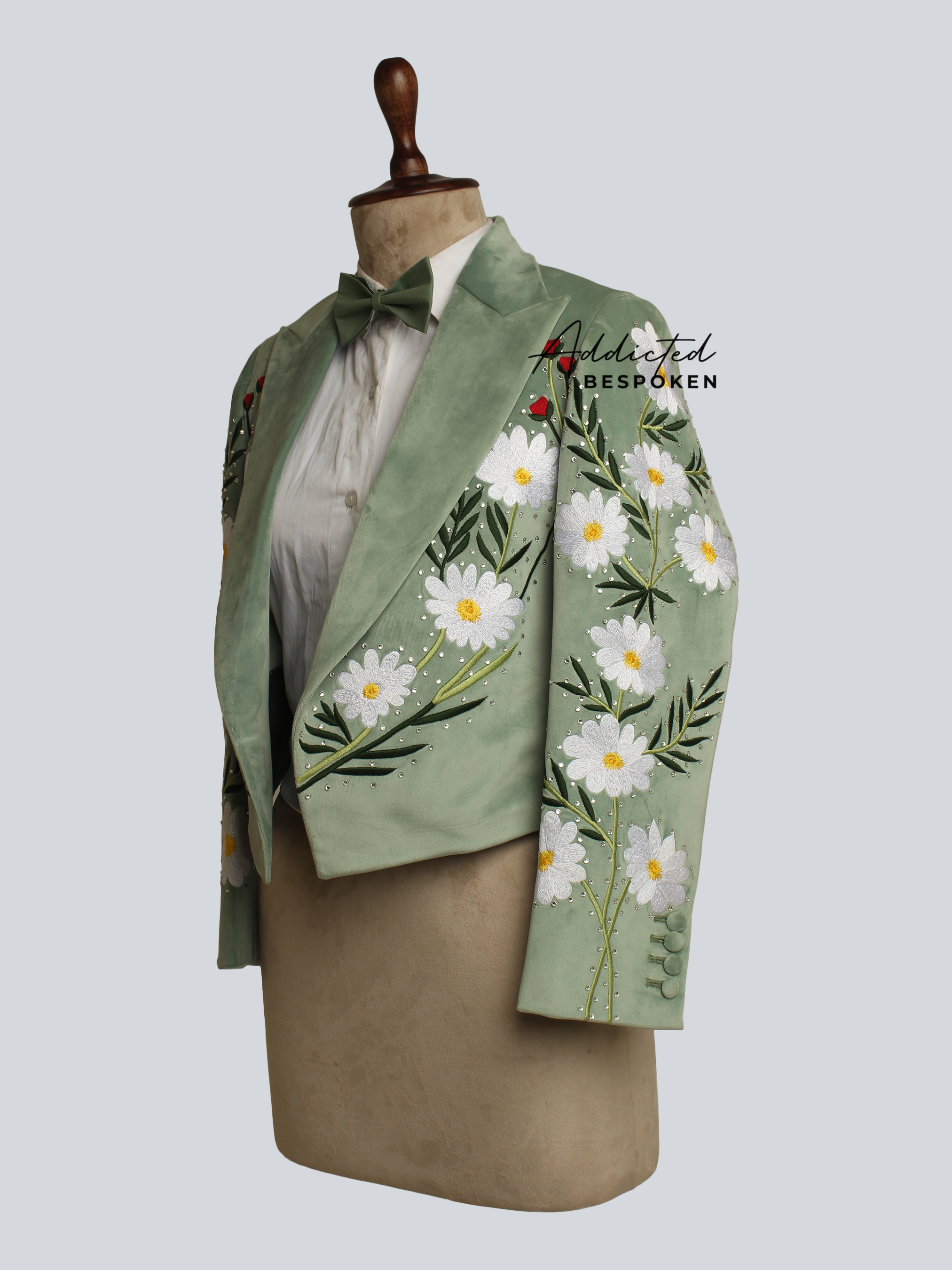 Daisy Floral Crop Jacket Addicted Bespoken