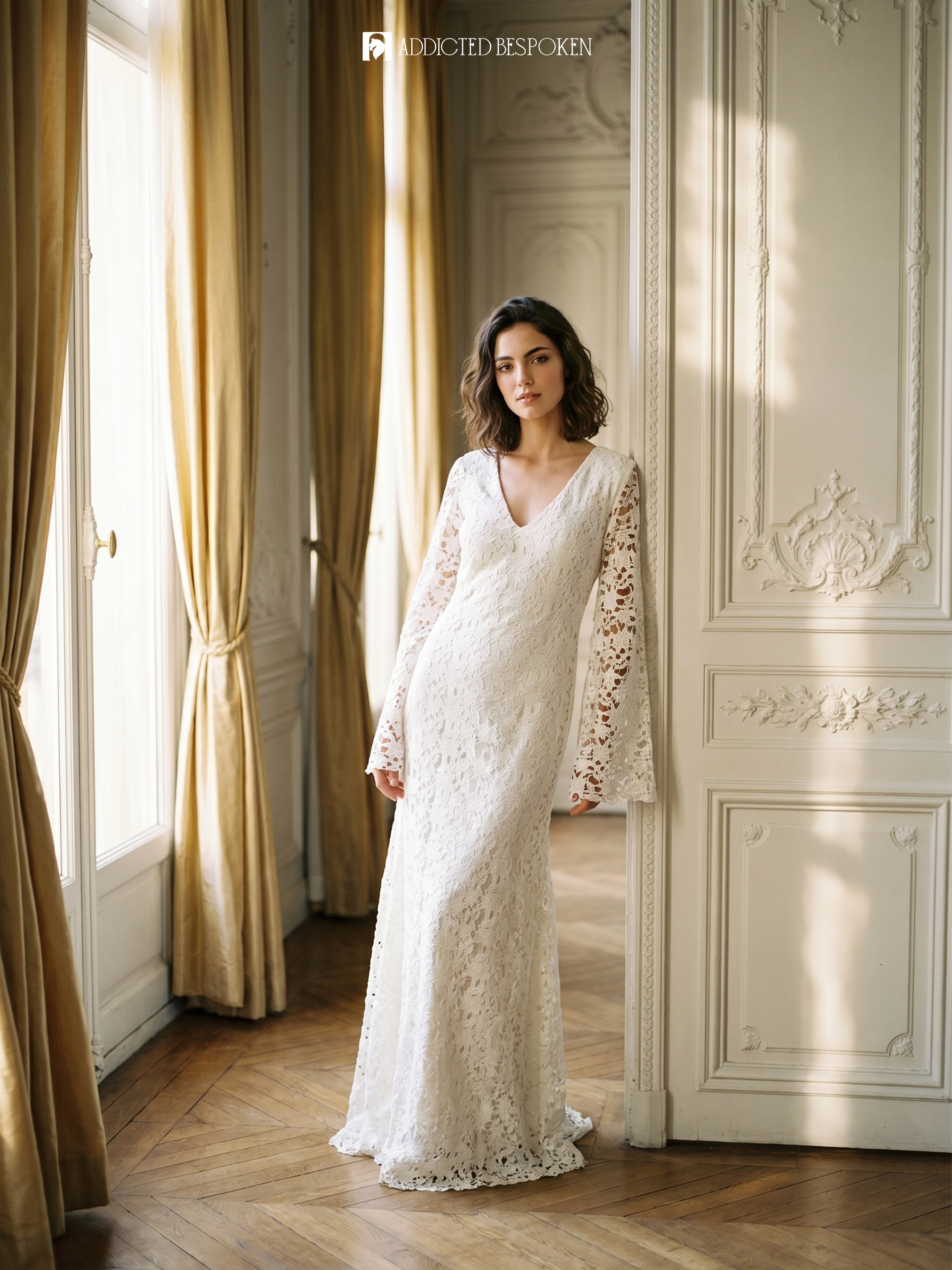 Ivory Lace Bridal Gown Addicted Bespoken