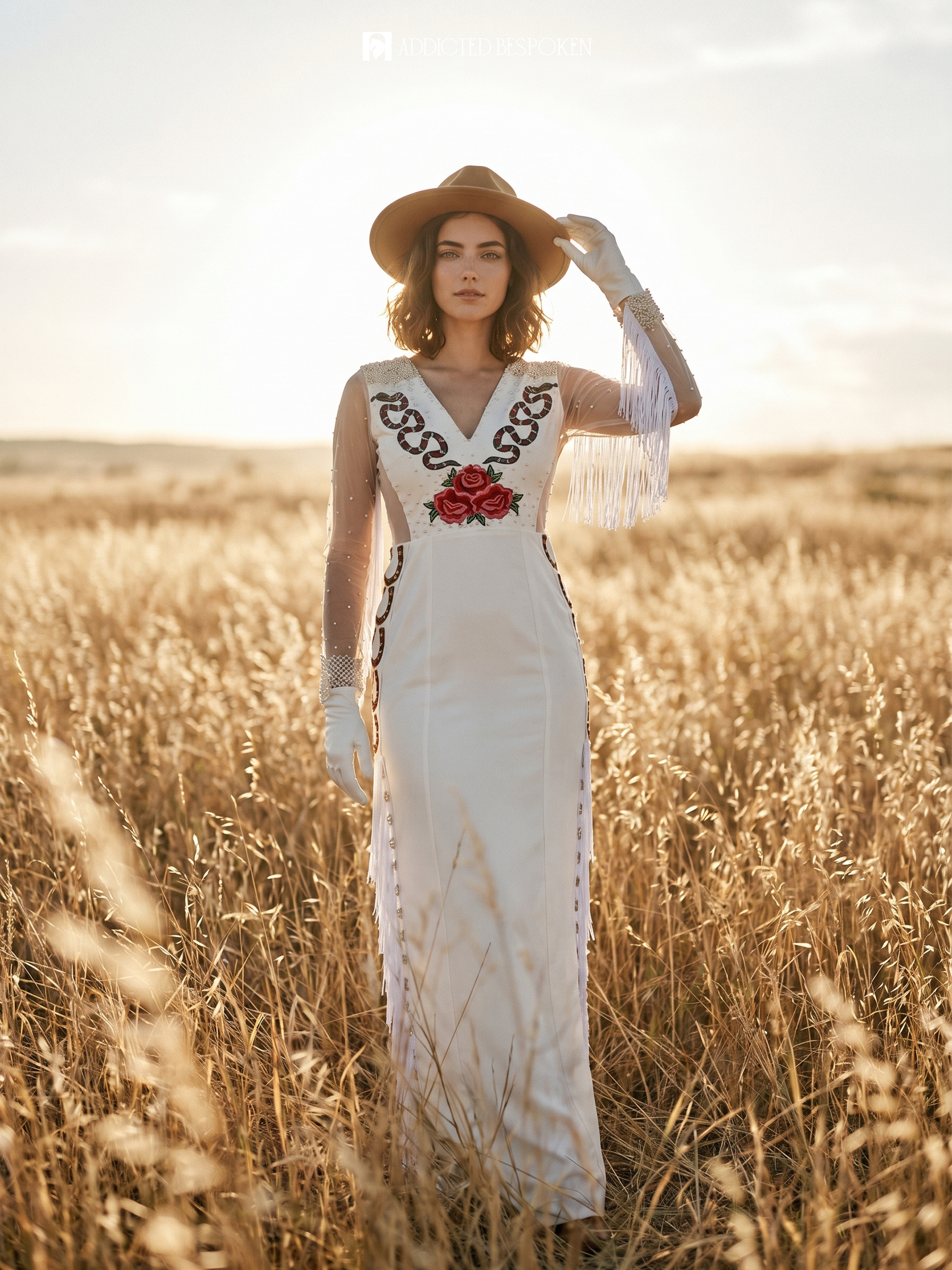 Cowgirl Bridal Dress