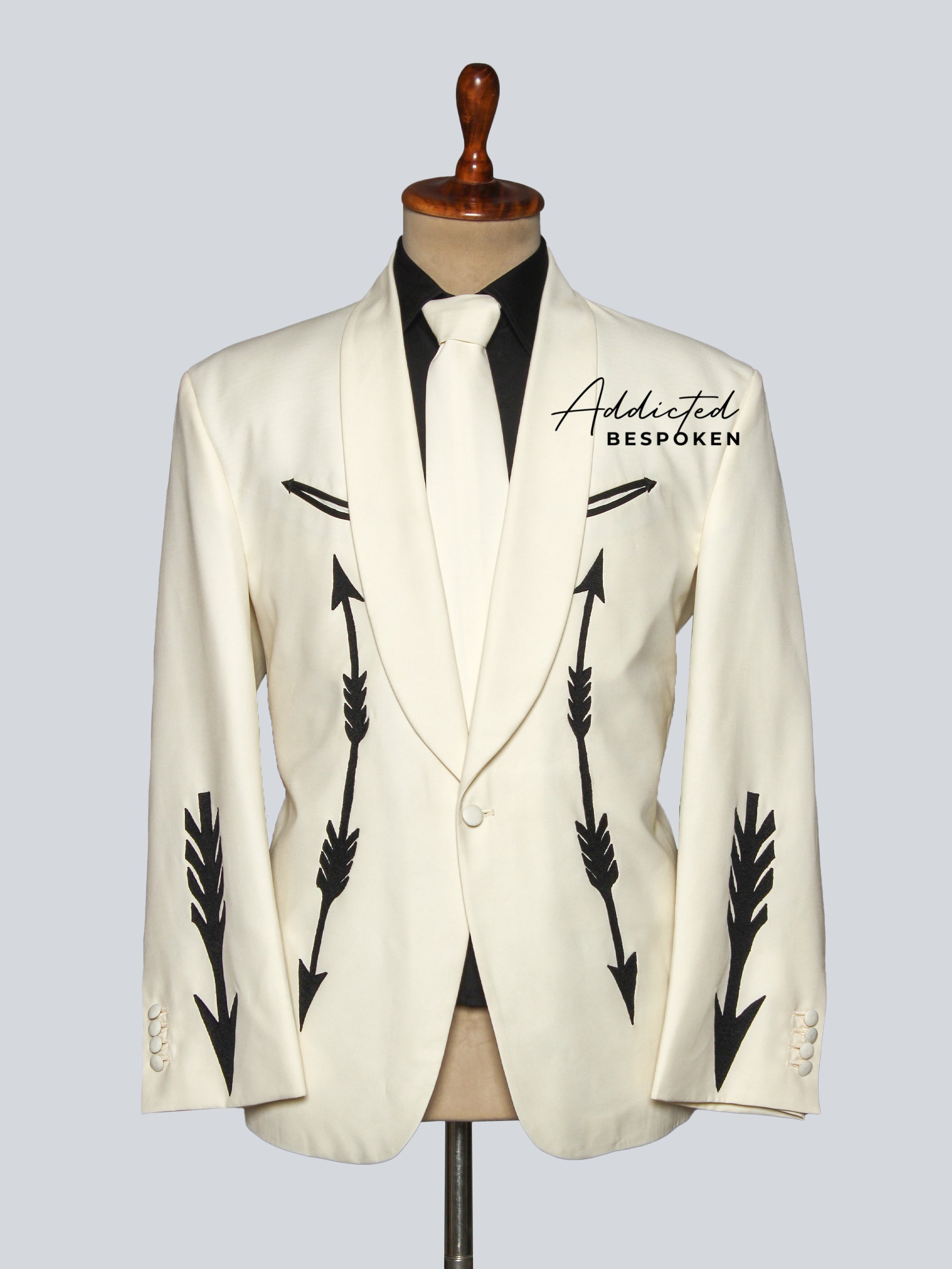 Arrow Embroidered Bespoke Blazer