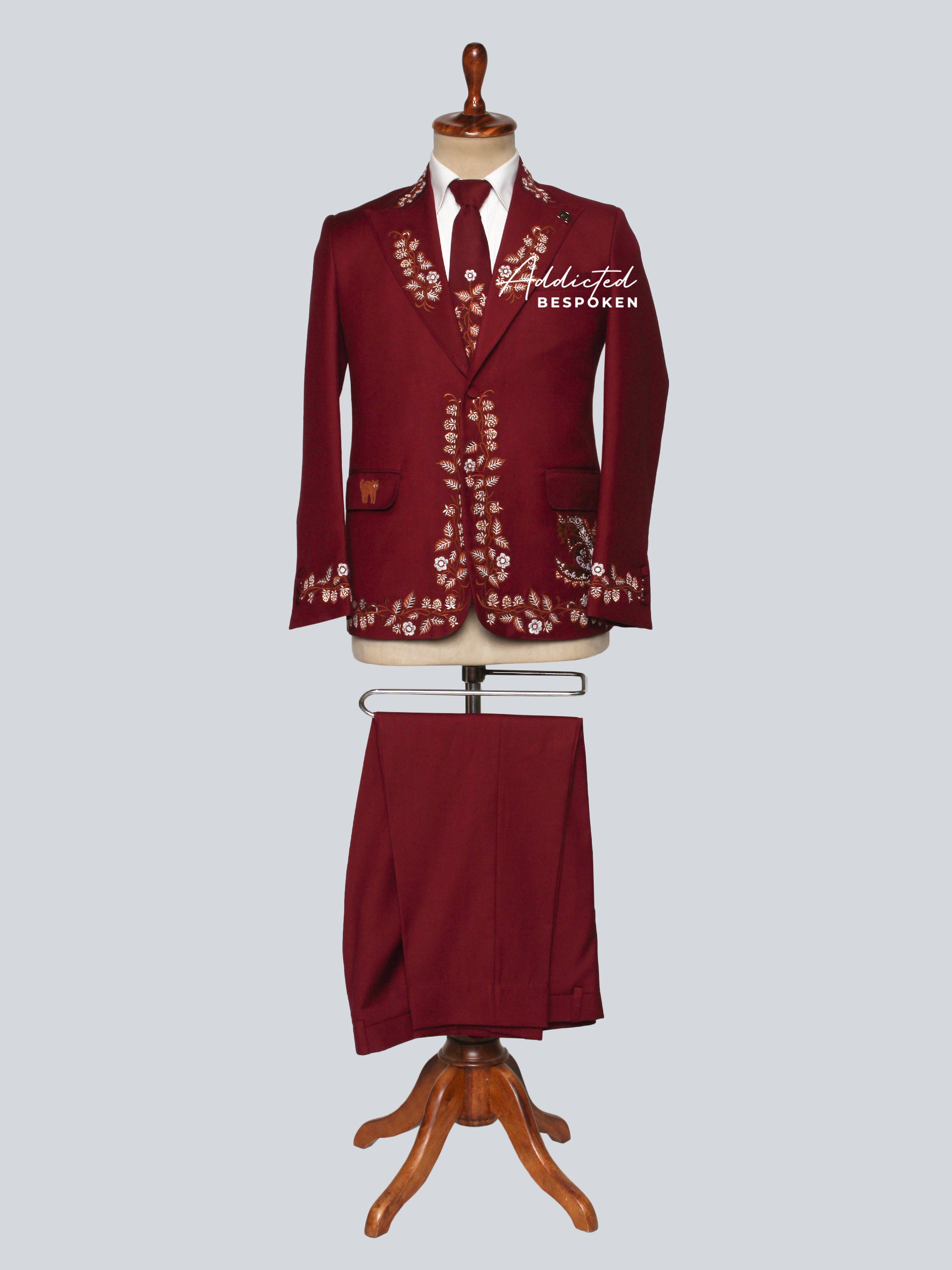 Orchard Bloom Embroidered Suit