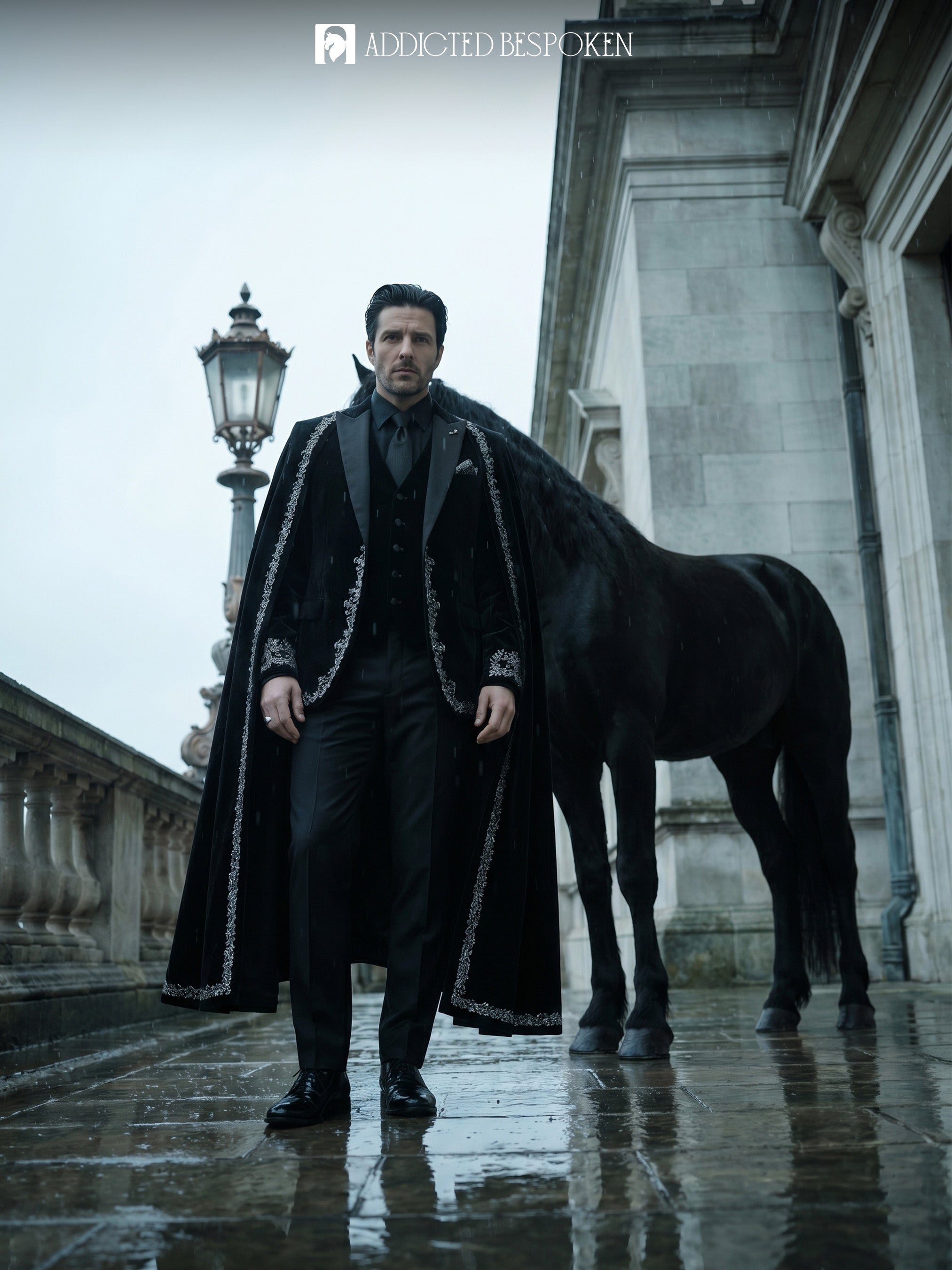 Modern Gothic Cape Suit Addicted Bespoken