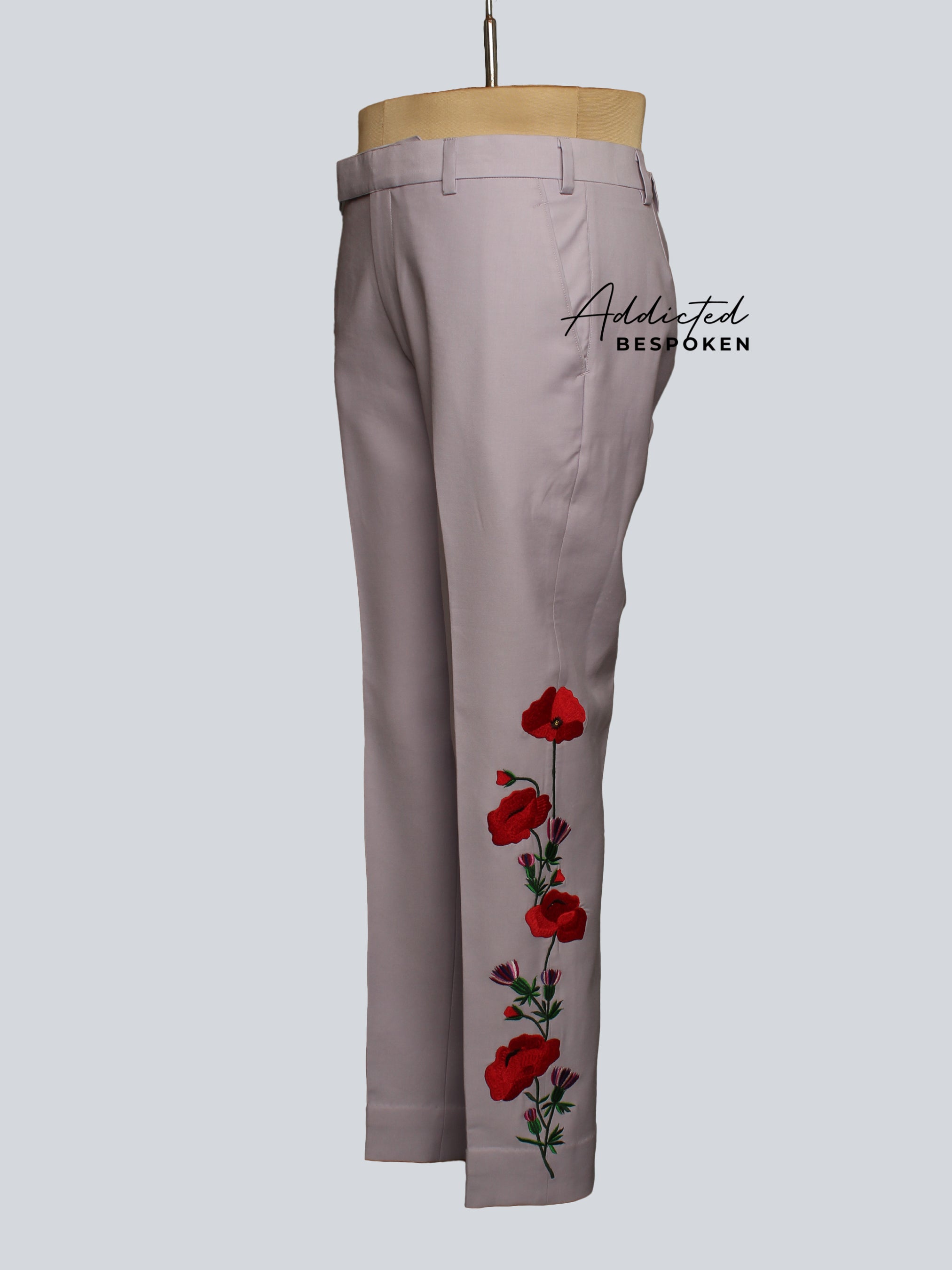 Floral Western Tailored Pantsuit Addicted Bespoken