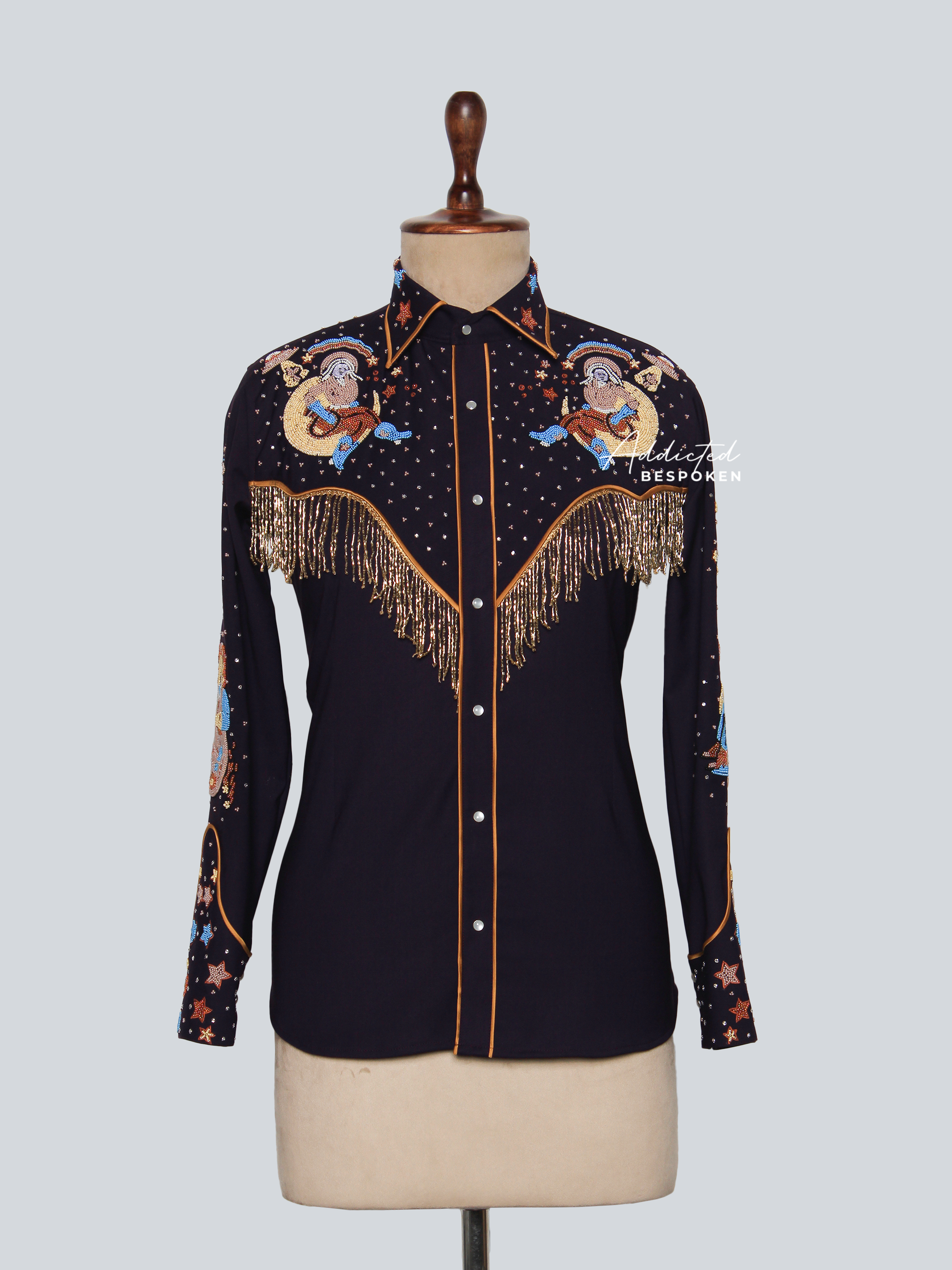Starlit Rodeo Fringe Shirt