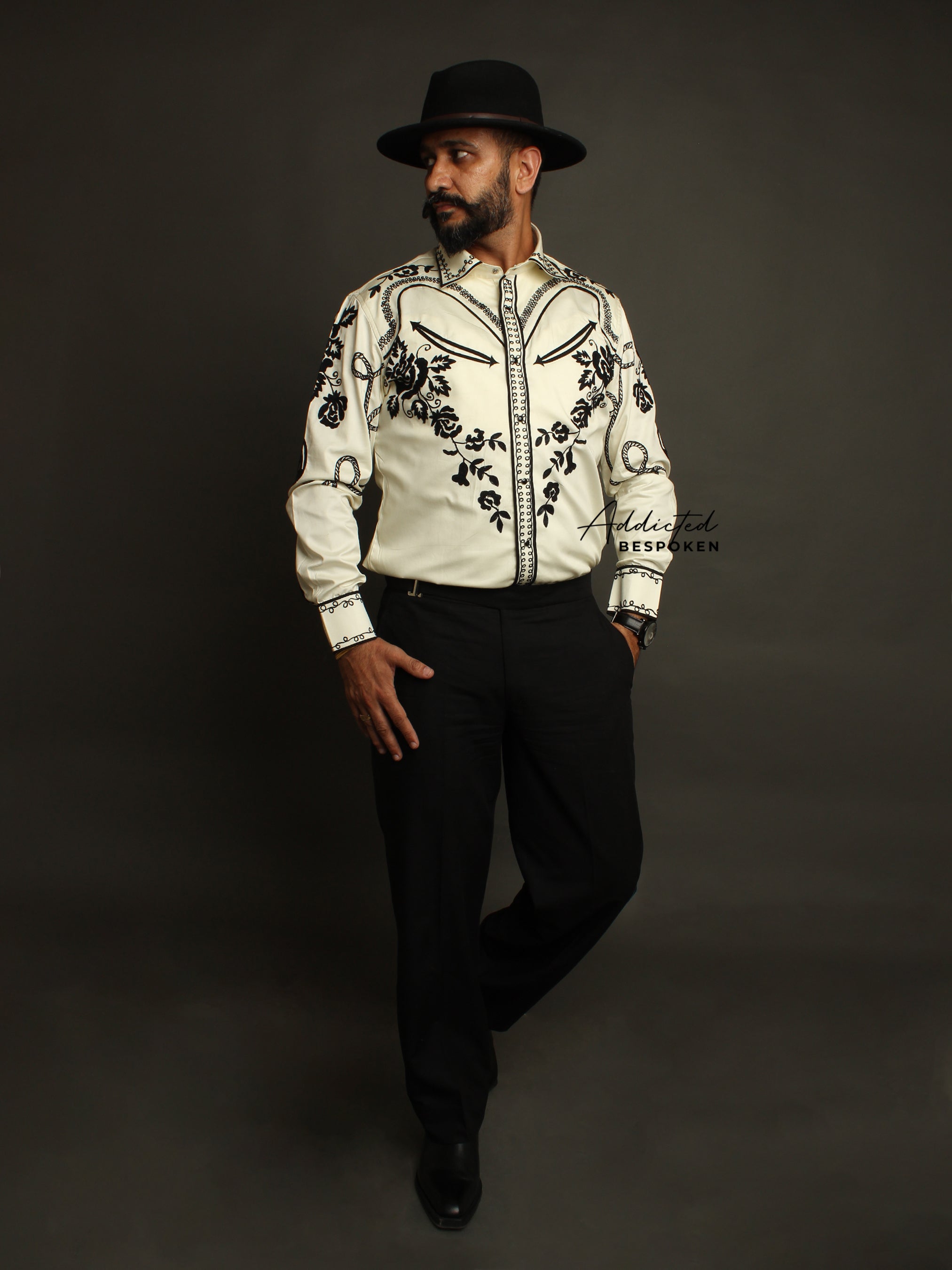Versatile Ivory Cowboy Shirt Addicted Bespoken