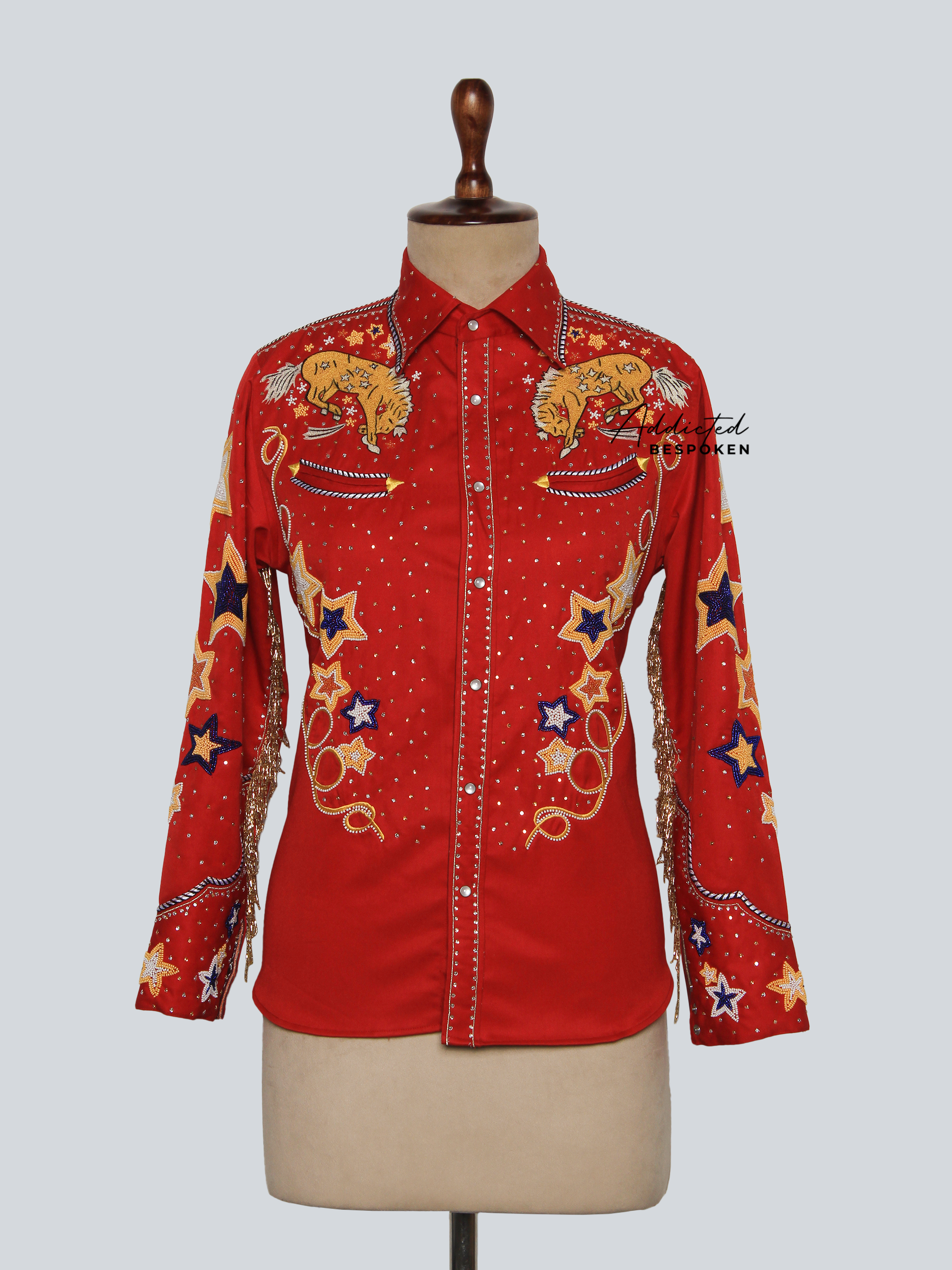 Starlit Rodeo Embroidered Western Shirt