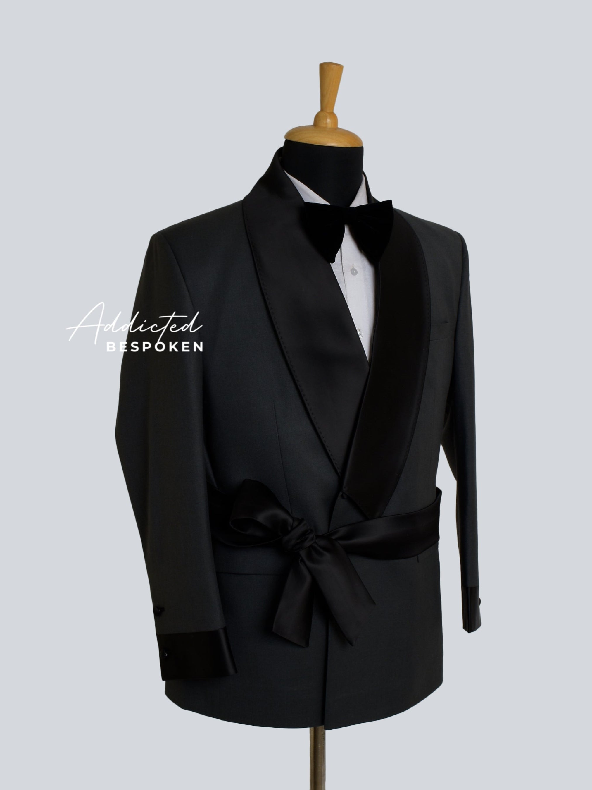 Elegant Noir Tuxedo Blazer Addicted Bespoken