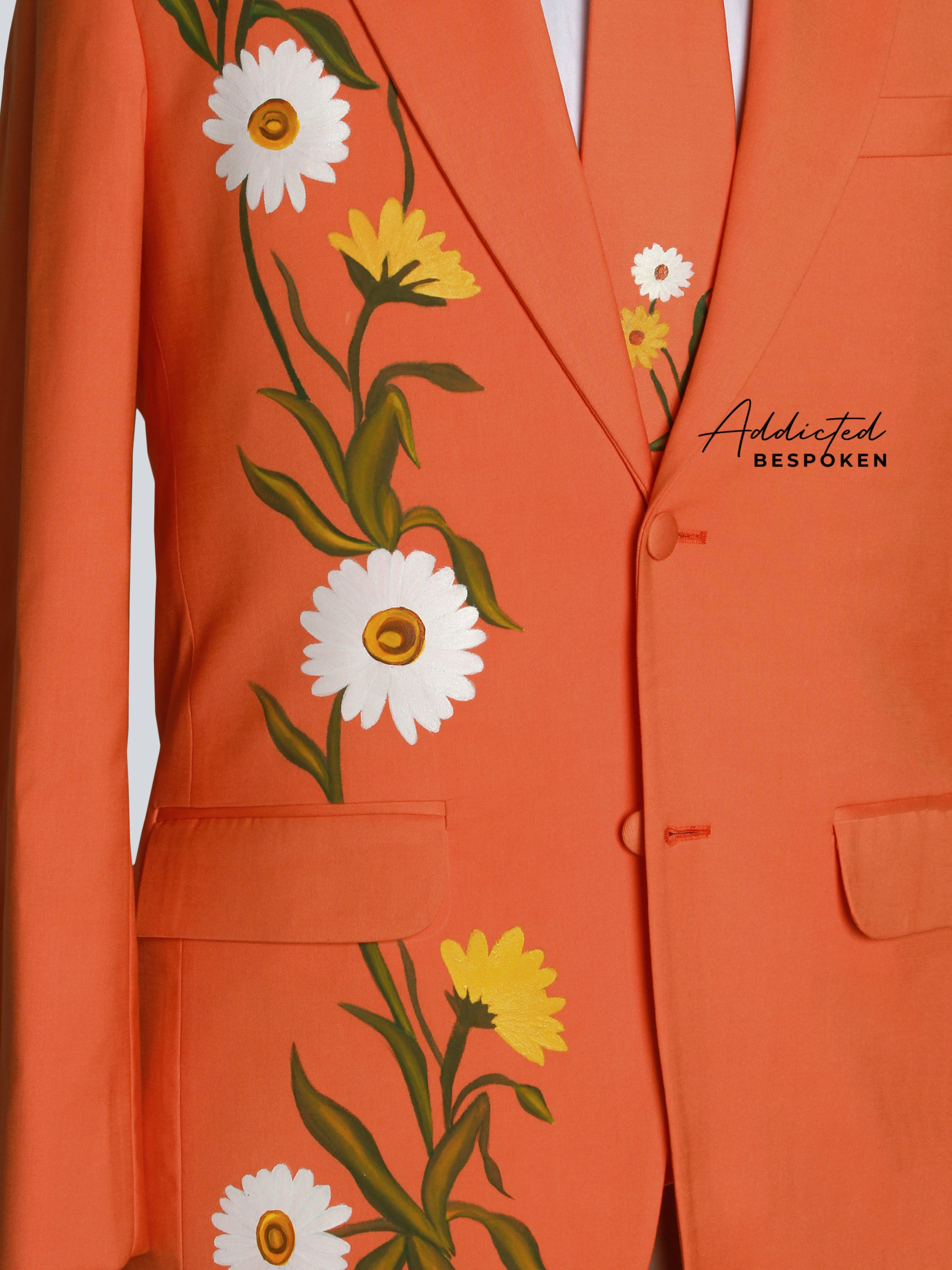 Midnight Bloom Wedding Suit