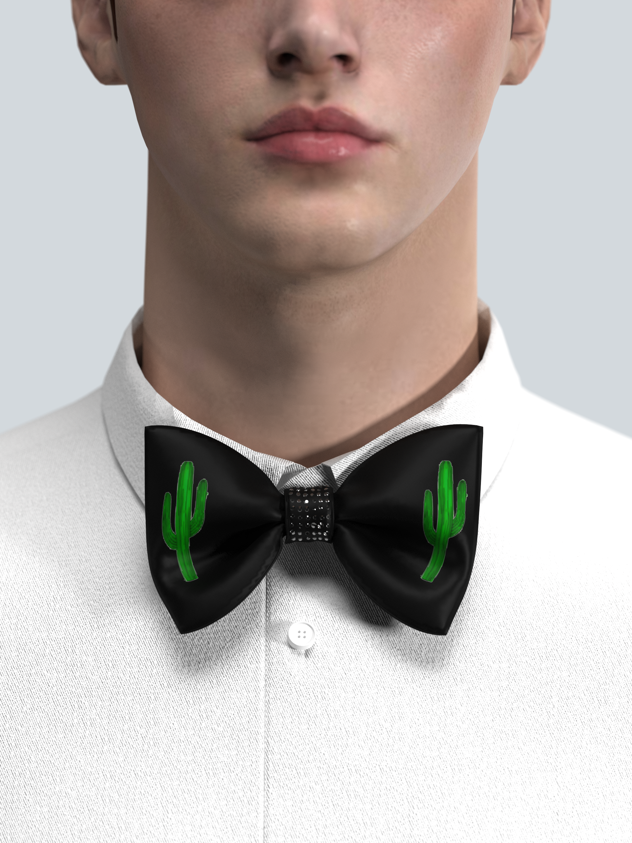 Cactus bow tie