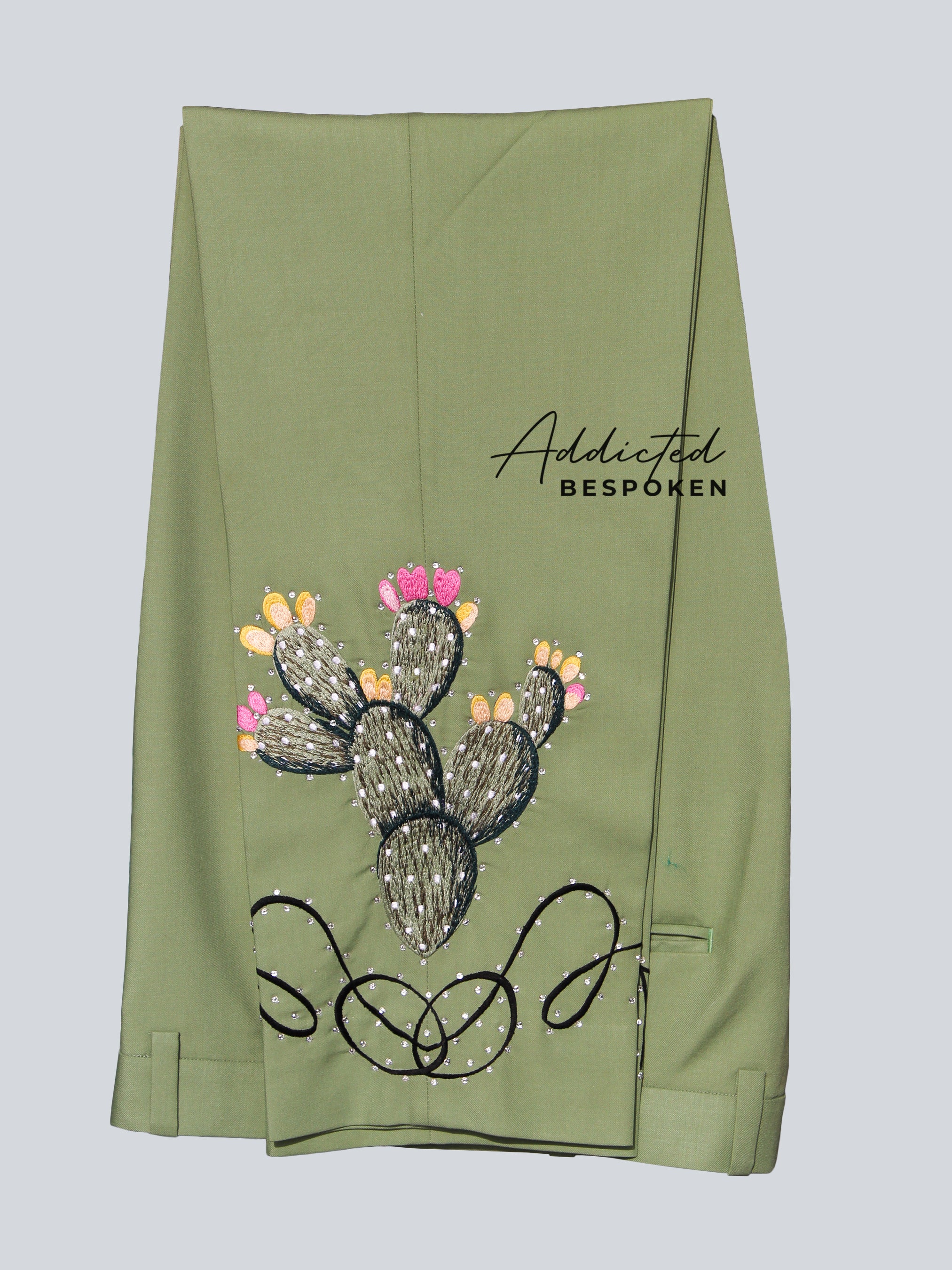 Eloquent Pearl Charm Intricate Western Suit