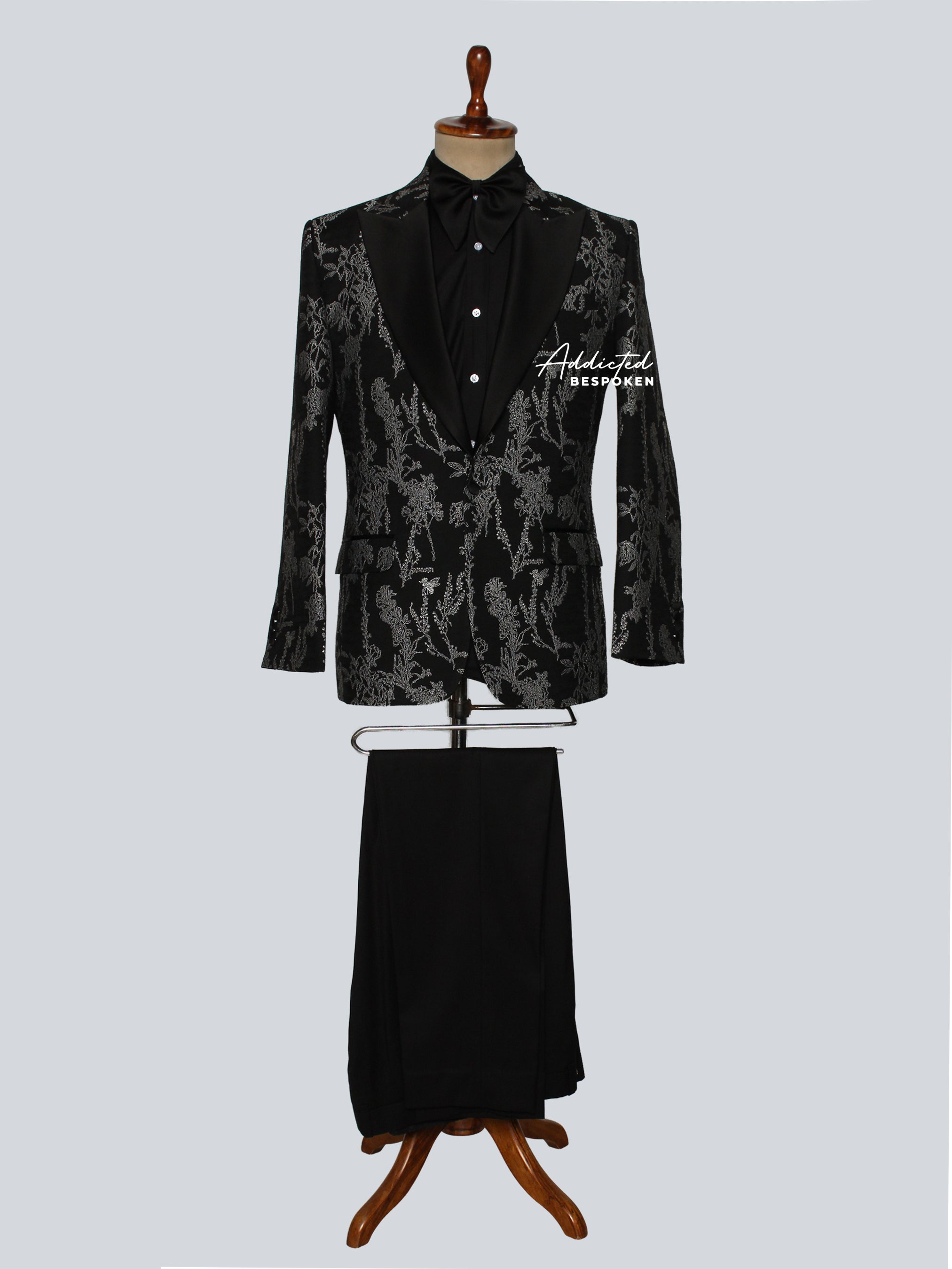 Elegant Floral Wedding Tuxedo Addicted Bespoken