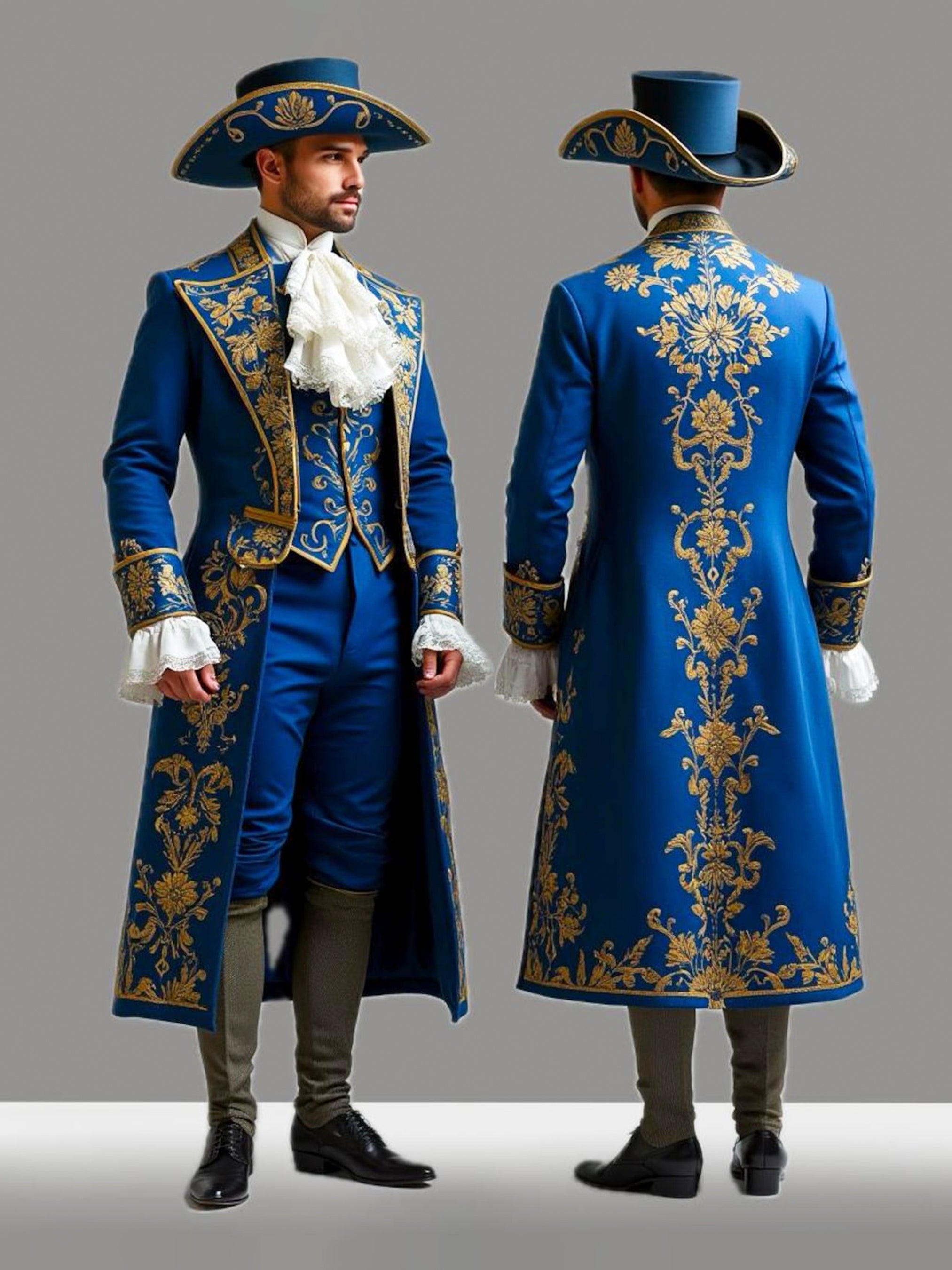Royal-Inspired Wedding Ensemble Rococo History Suit (Copy) Addicted Bespoken