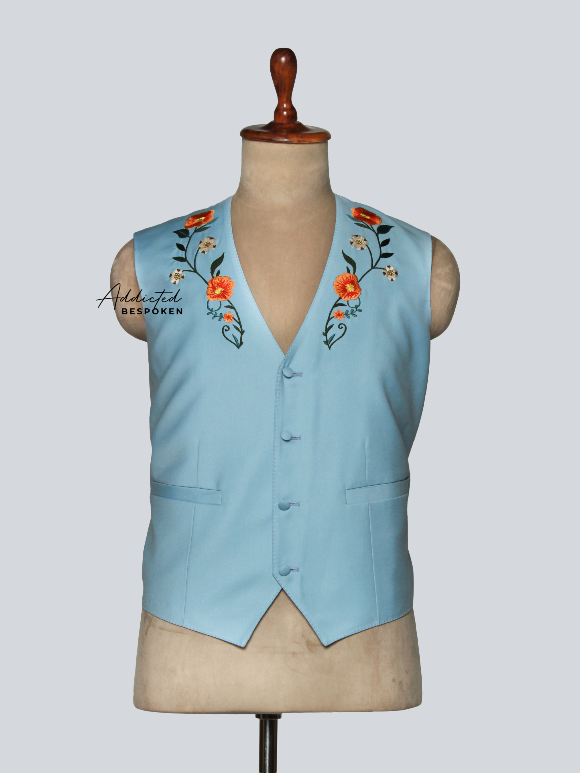 Embroidered Bloom Waistcoat