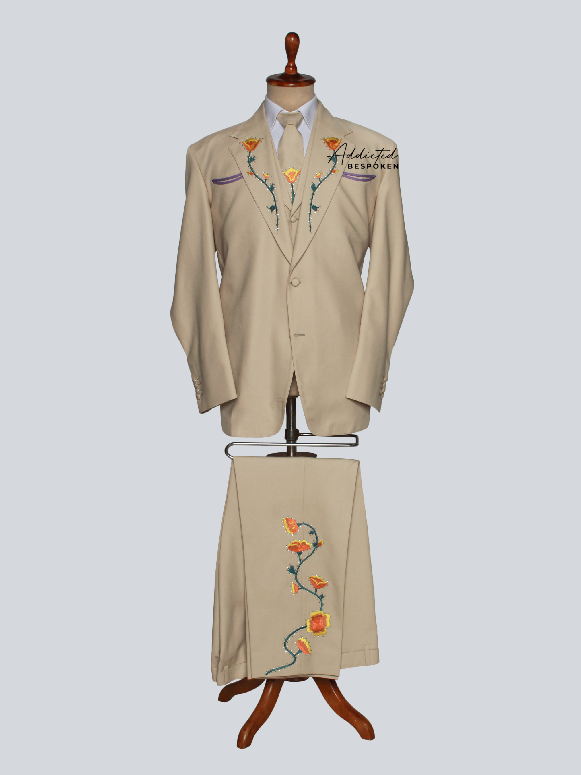 Signature Floral Statement Suit