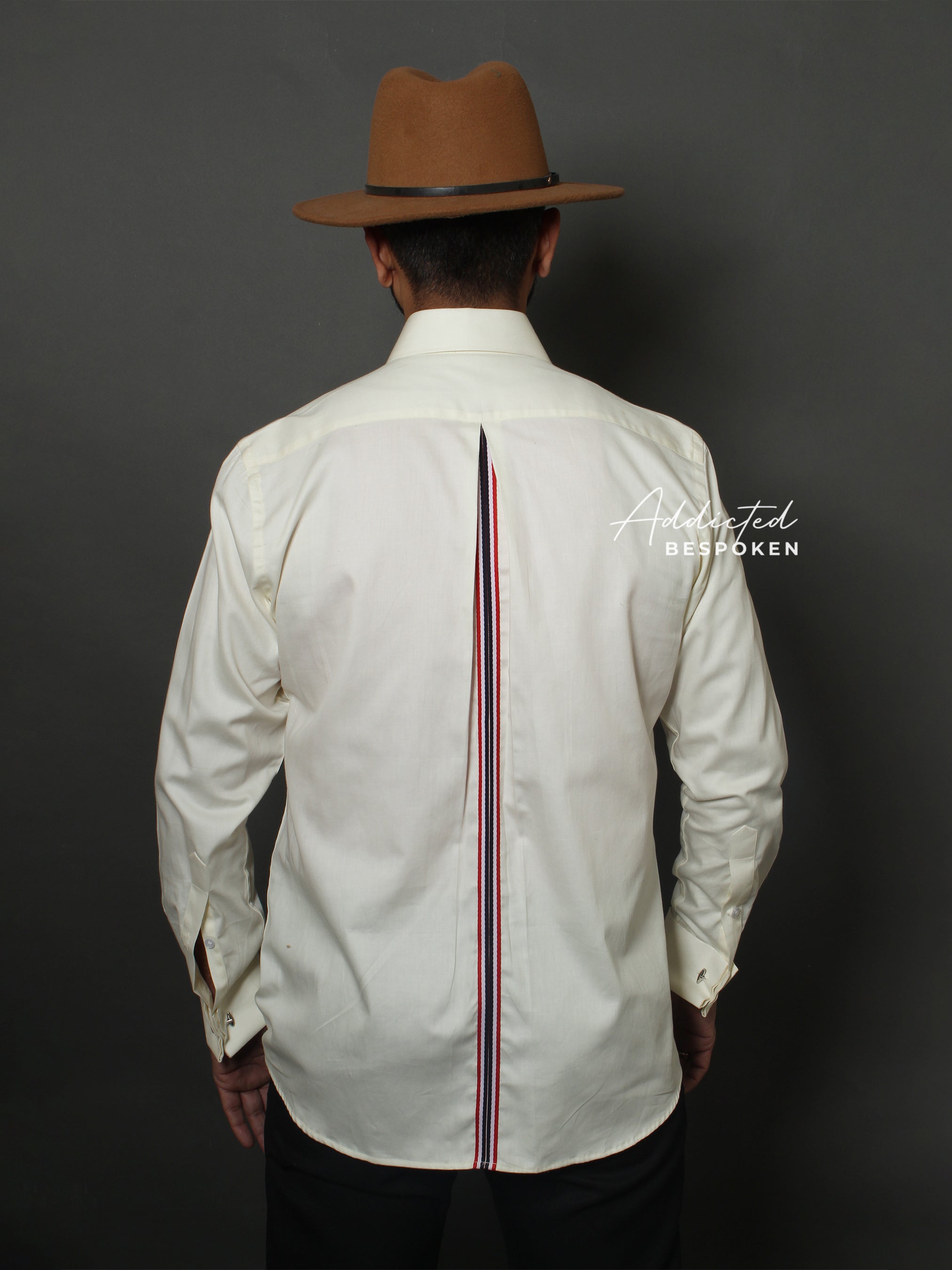 Ivory Zip Tape Shirt Addicted Bespoken