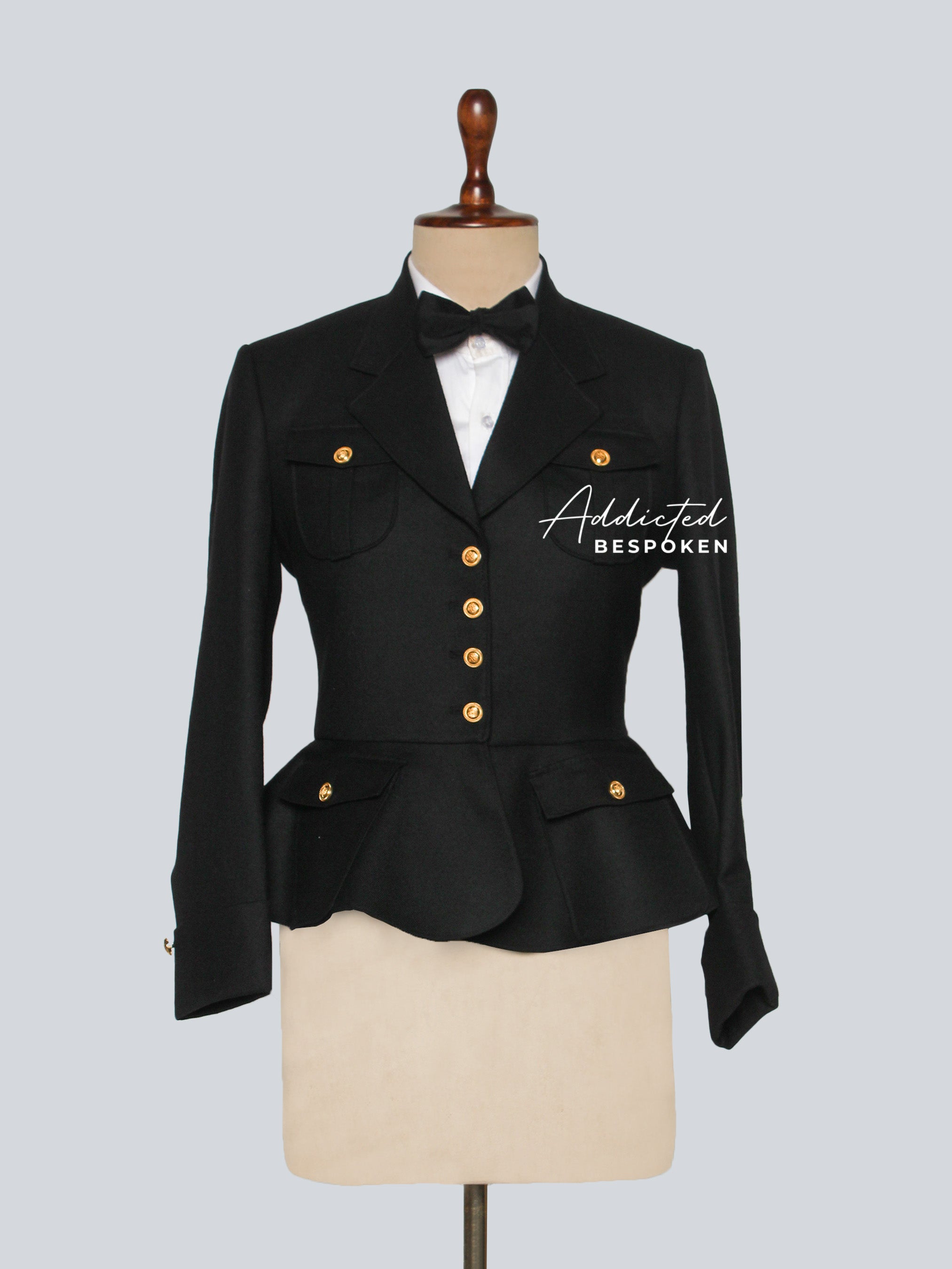 Black Skirt Suit For Women