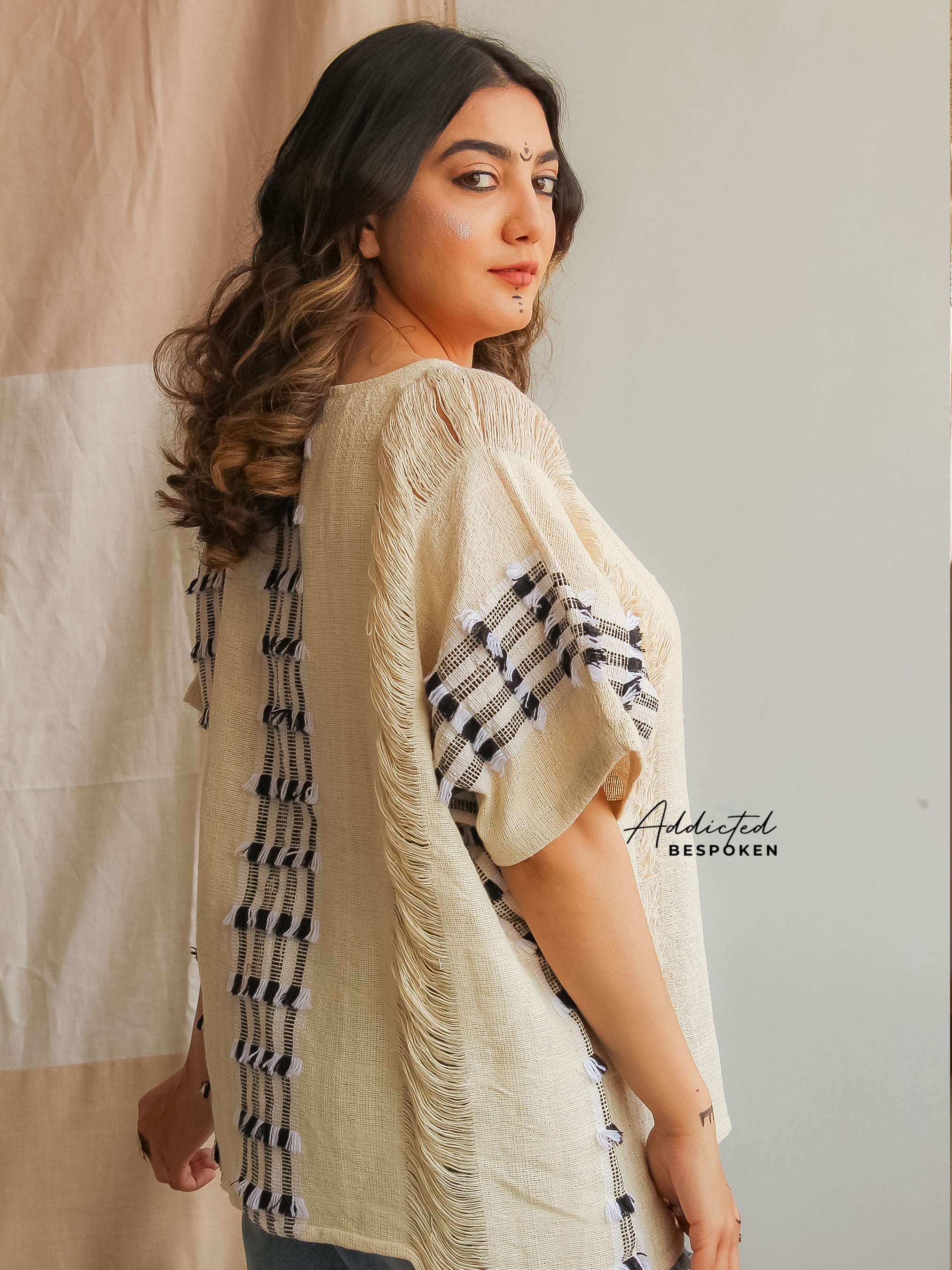 Back view of Free Spirit Nomad Top – lightweight boho chic design