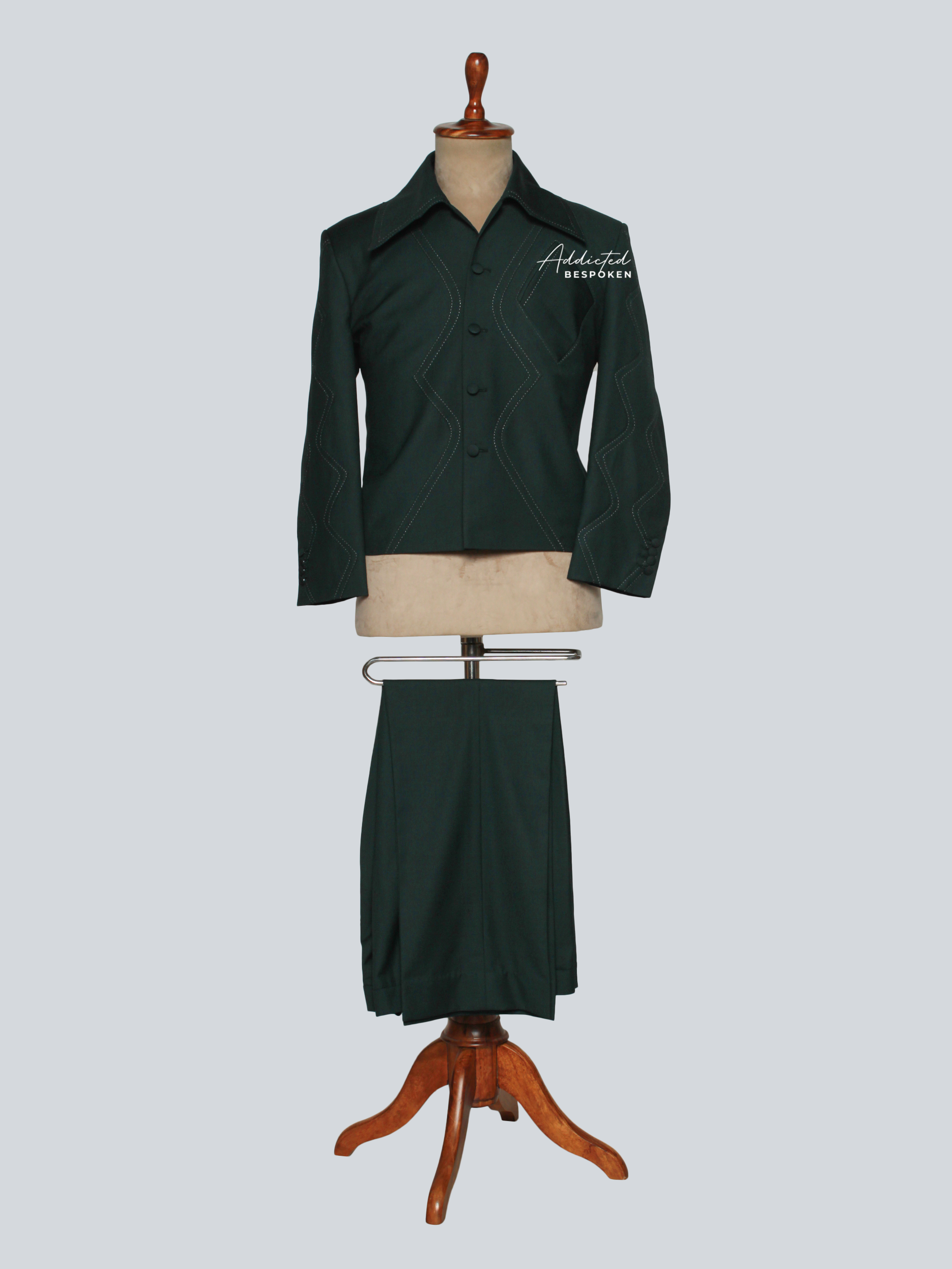 Retro Stitch Suit Set