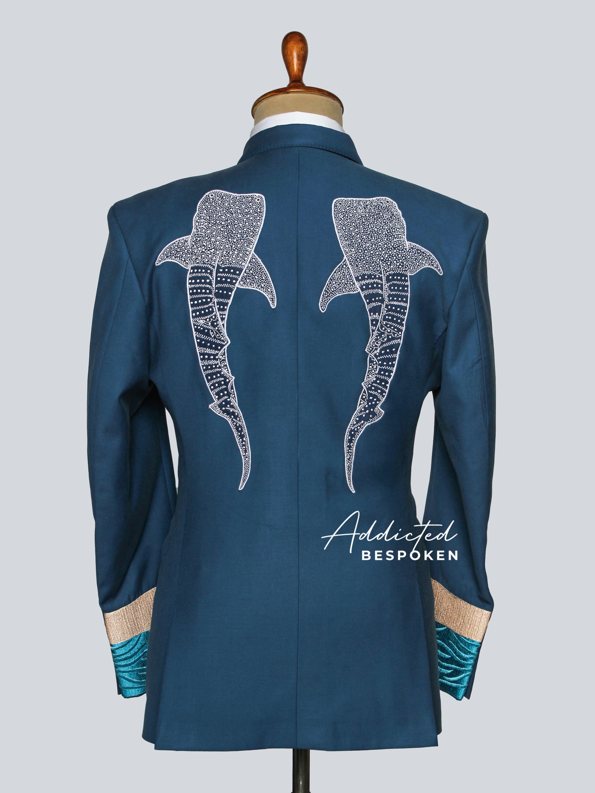 Island Bloom Embroidered Suit Addicted Bespoken