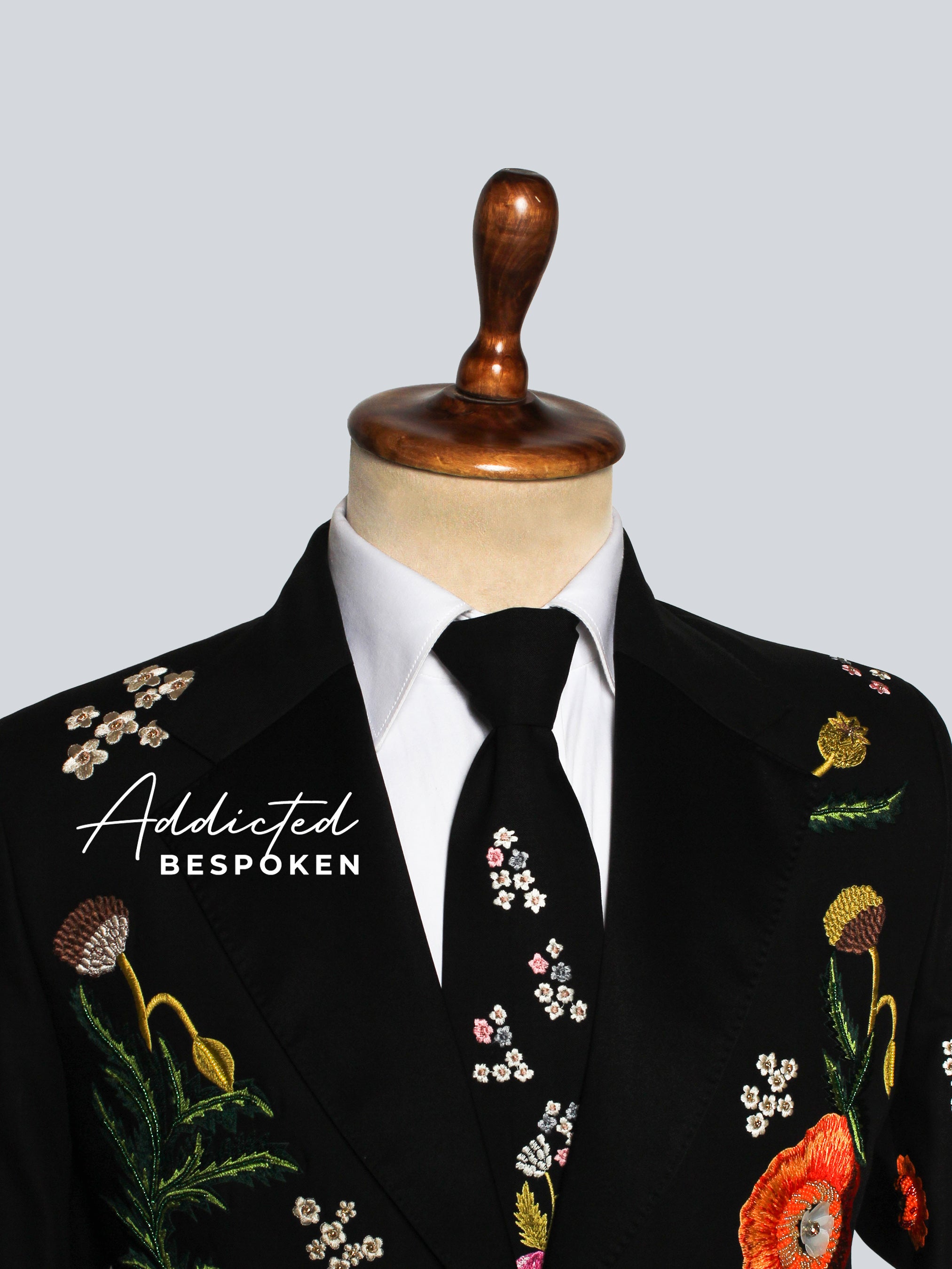Floral Garden Embroidered Suit Addicted Bespoken