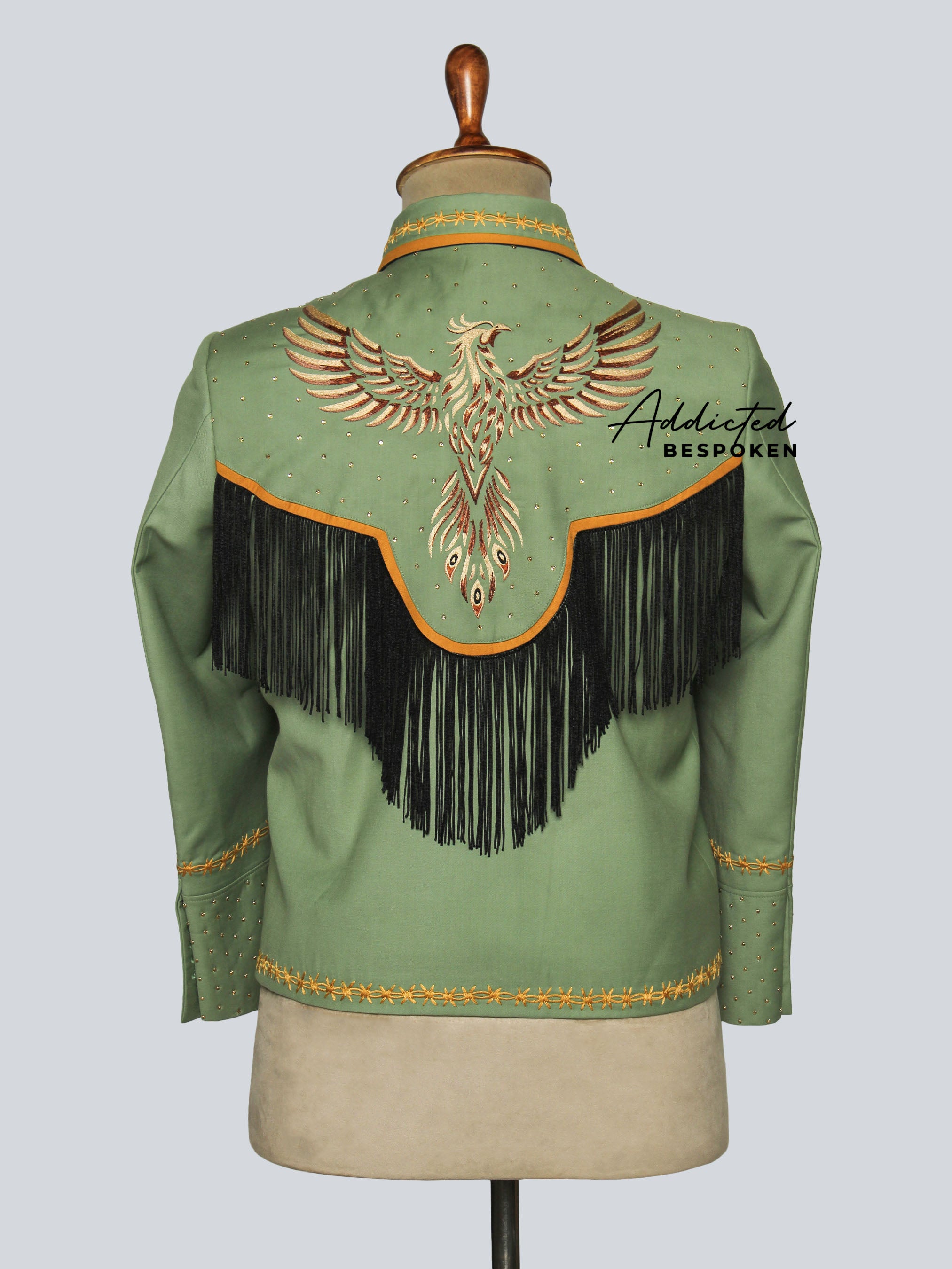 Bold Embroidery Tailored Suit Addicted Bespoken