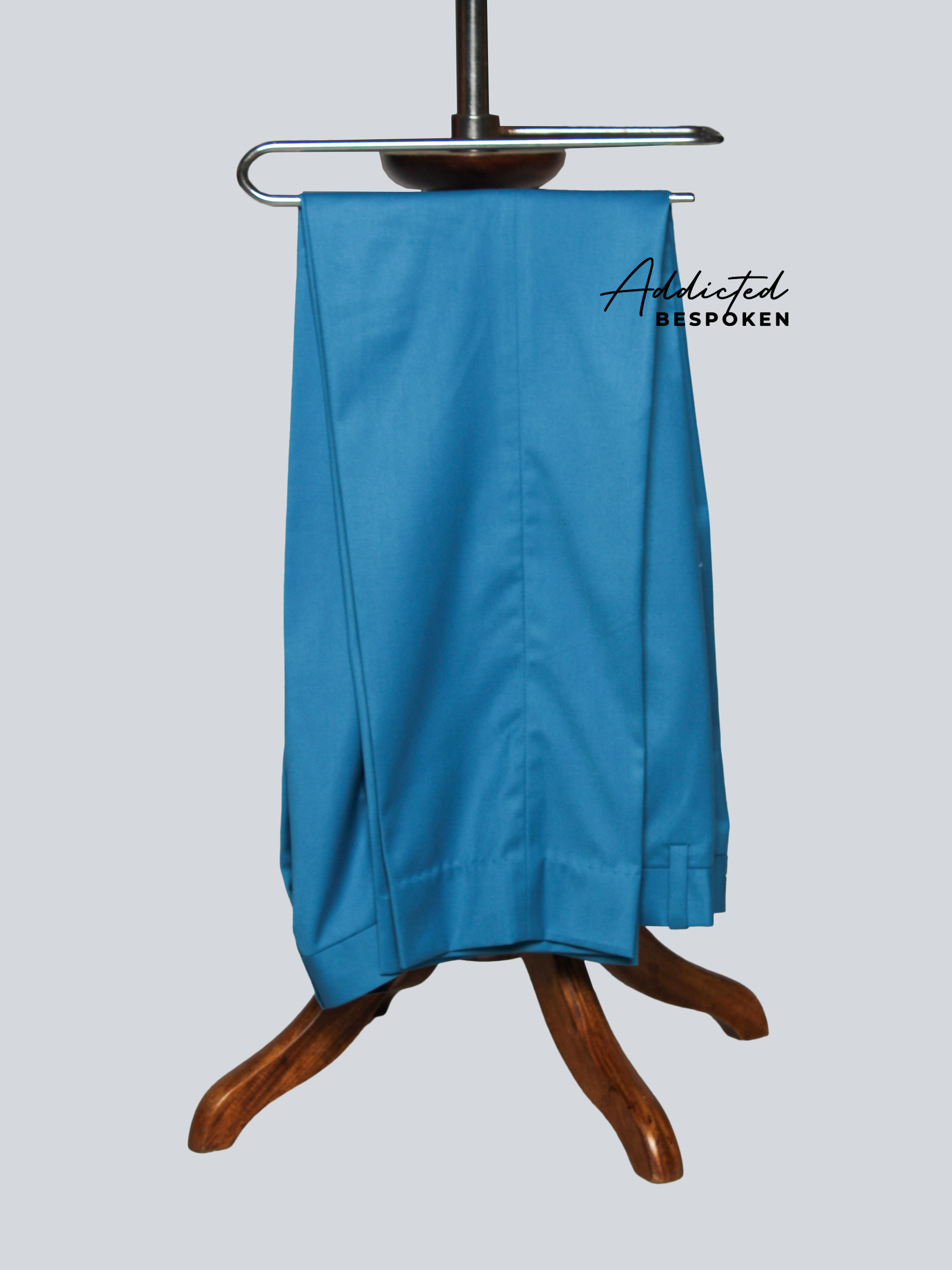 Teal Blue Embroidered Suit