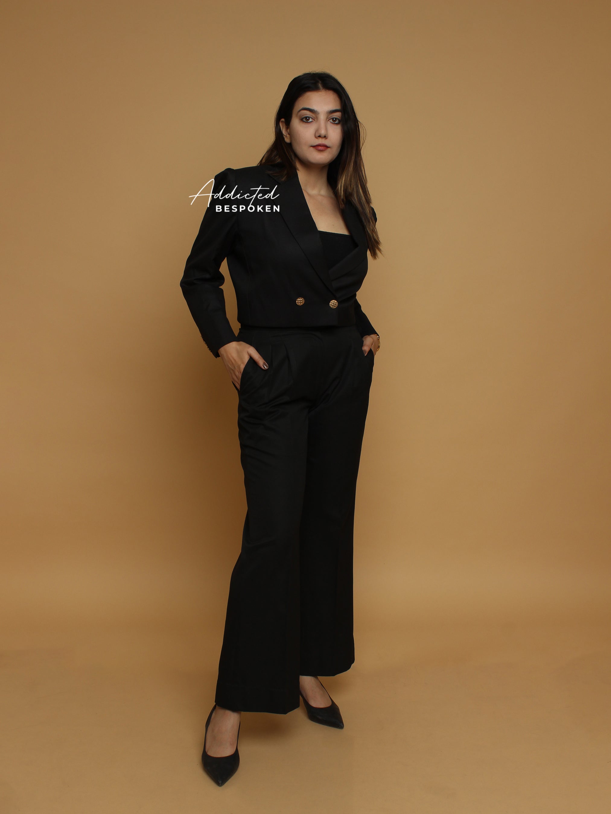 Midnight Crop Blazer & Pant Addicted Bespoken