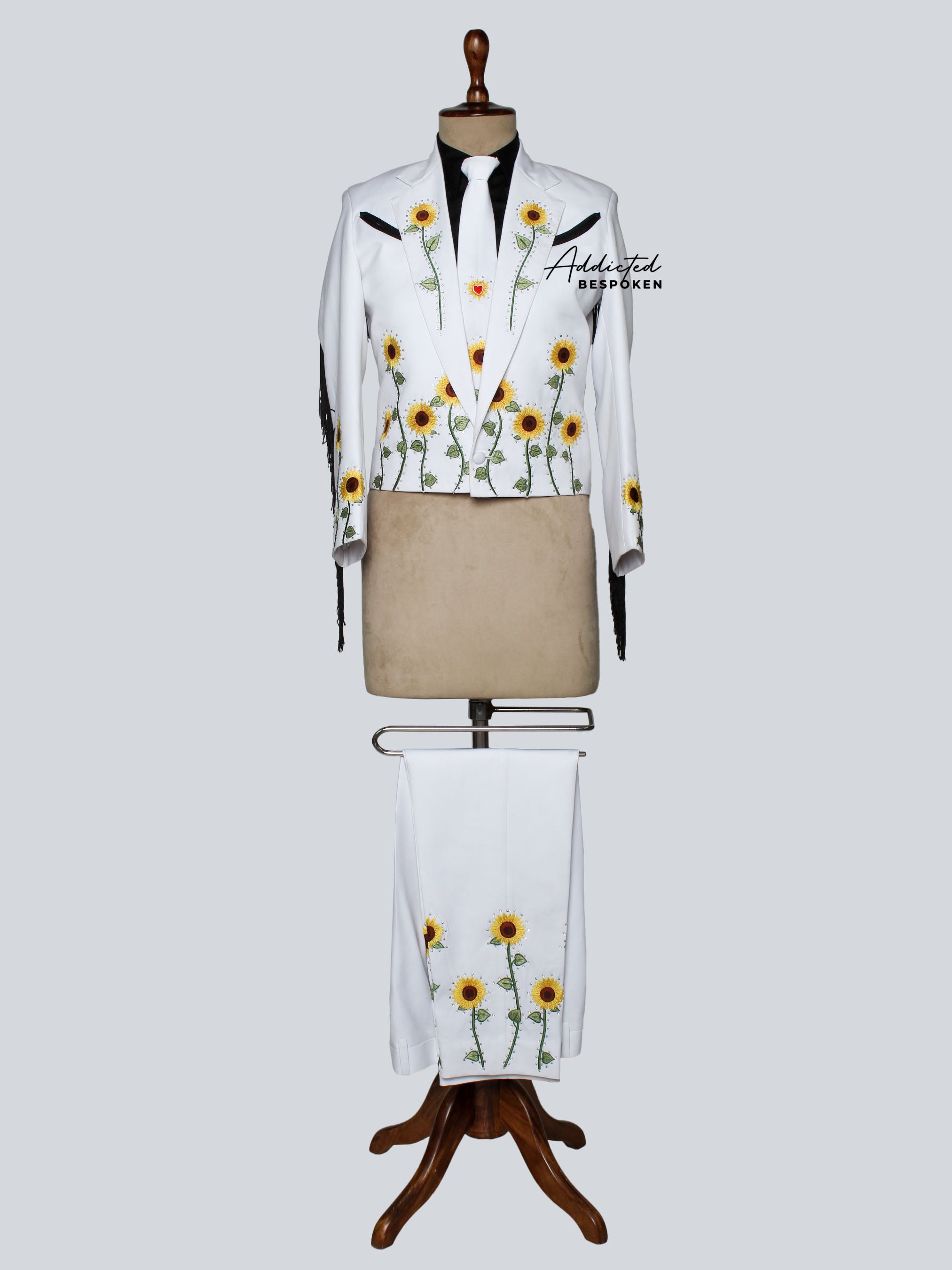 Sunflower Embroidered Suit Addicted Bespoken