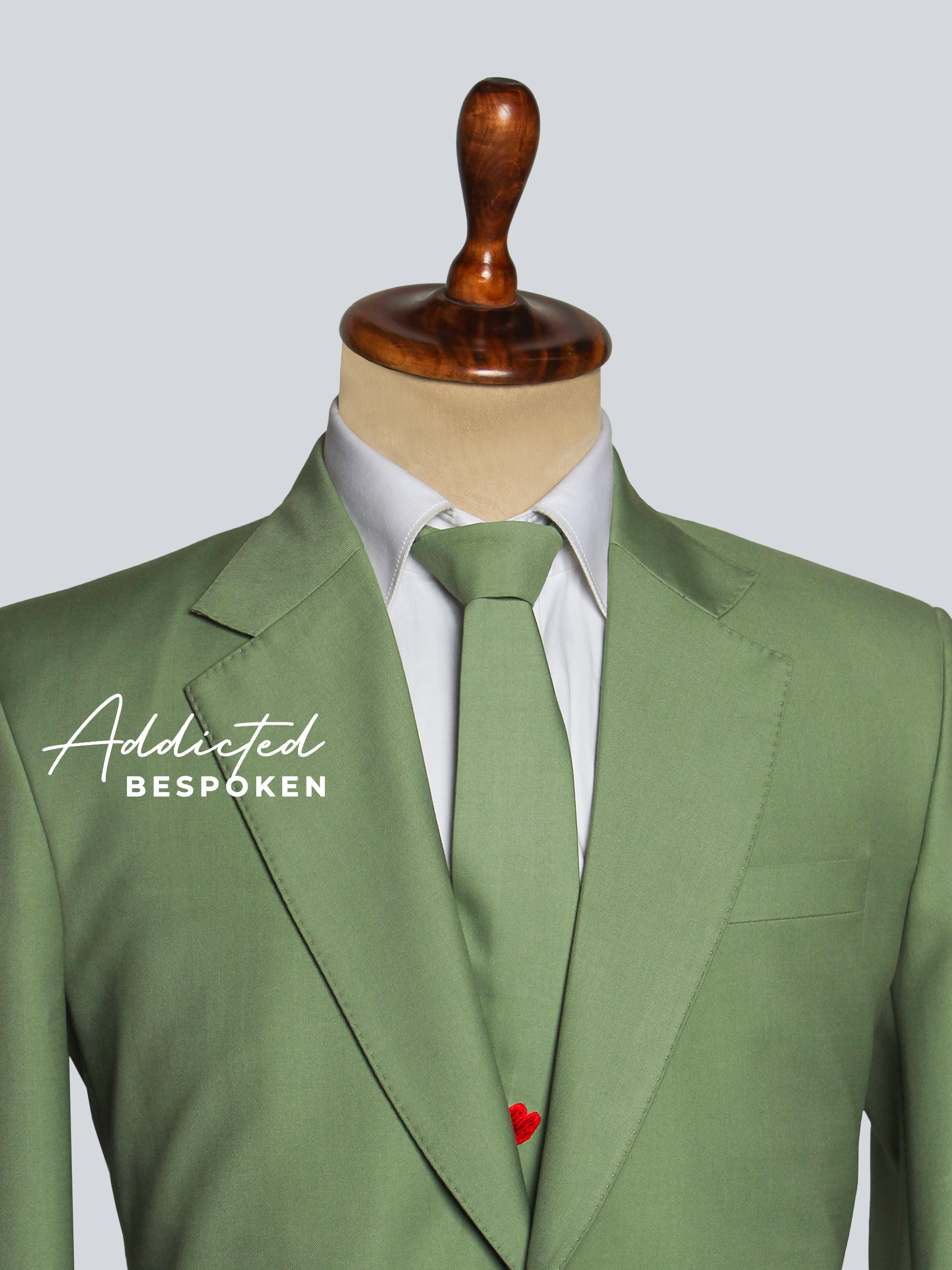 Couture Floral Embroidered Suit