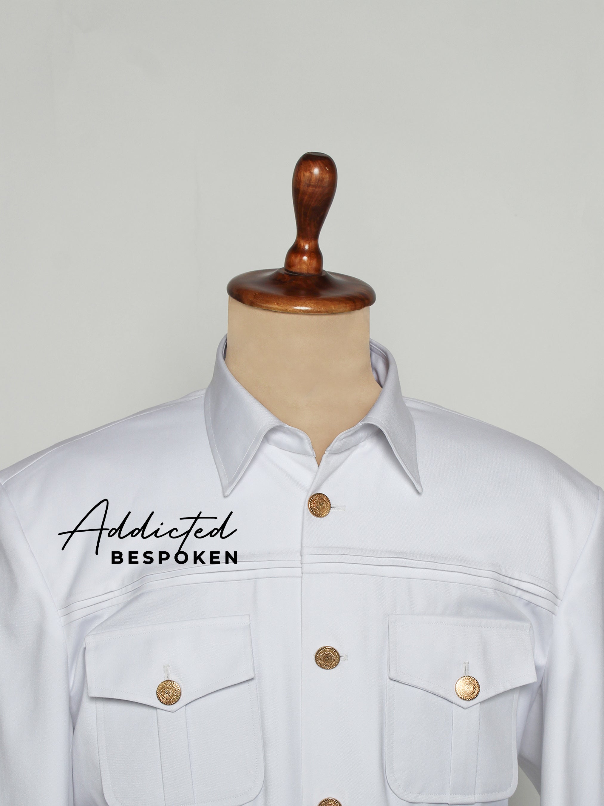 White Heritage Safari Jacket Addicted Bespoken
