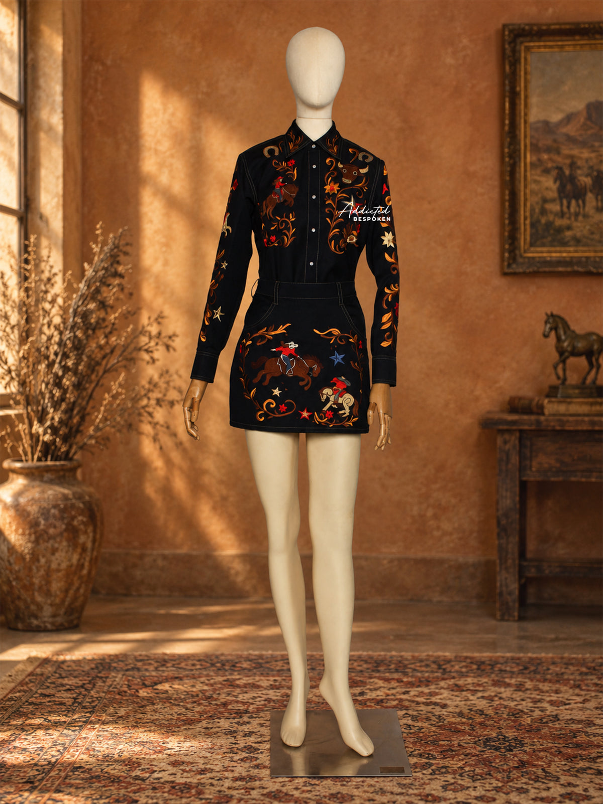 Rodeo Queen Embroidered Western Dress Addicted Bespoken