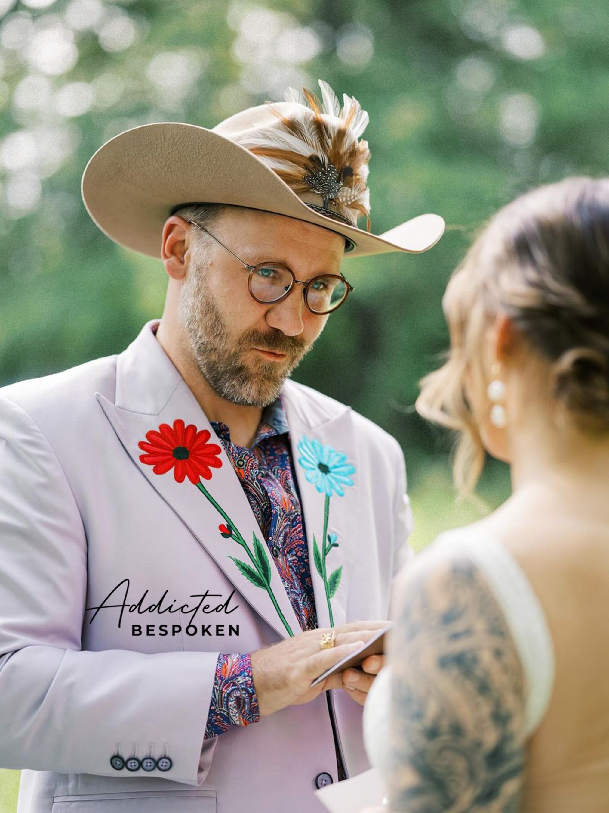 Adorned Floral Wedding Suit Addicted Bespoken