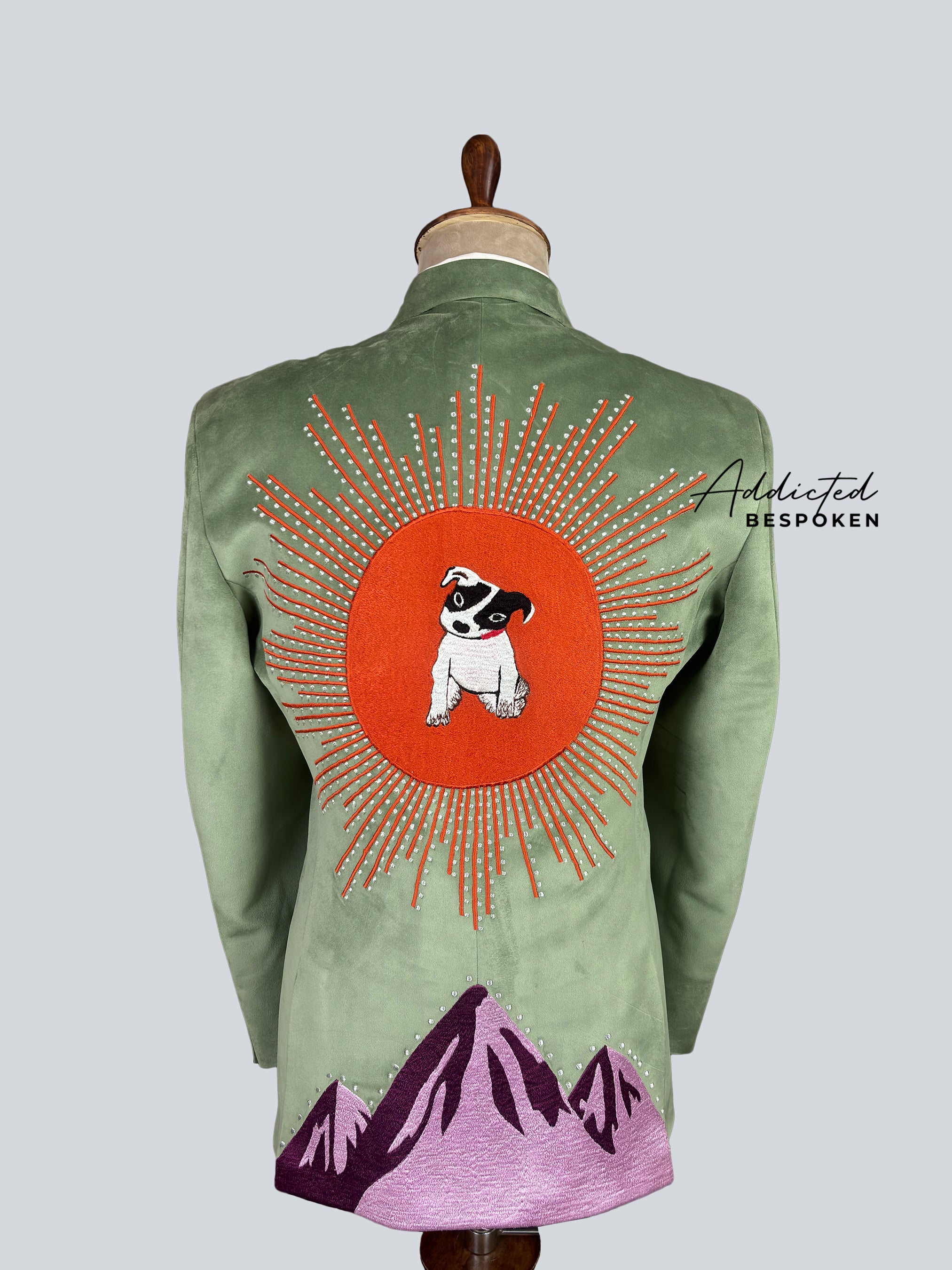 Western Charm Embroidered Suit Addicted Bespoken