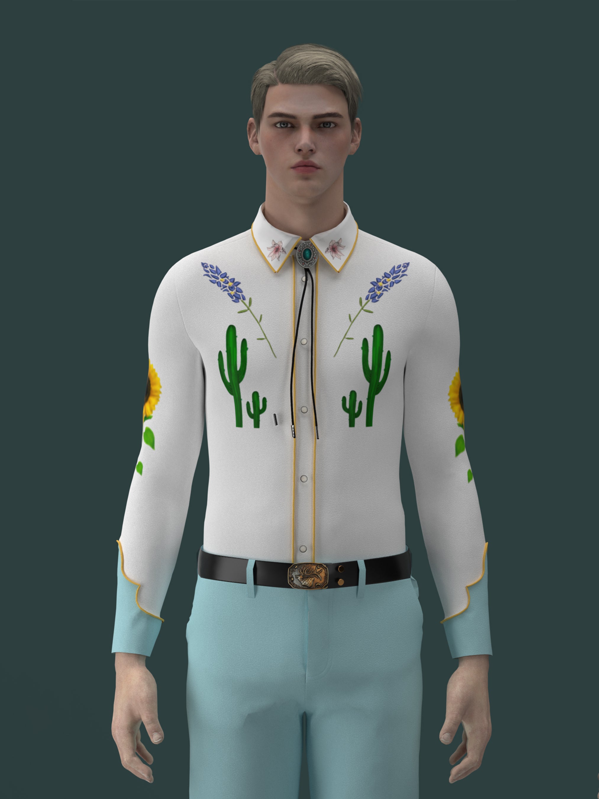 Rustic Elegance Western Shirt