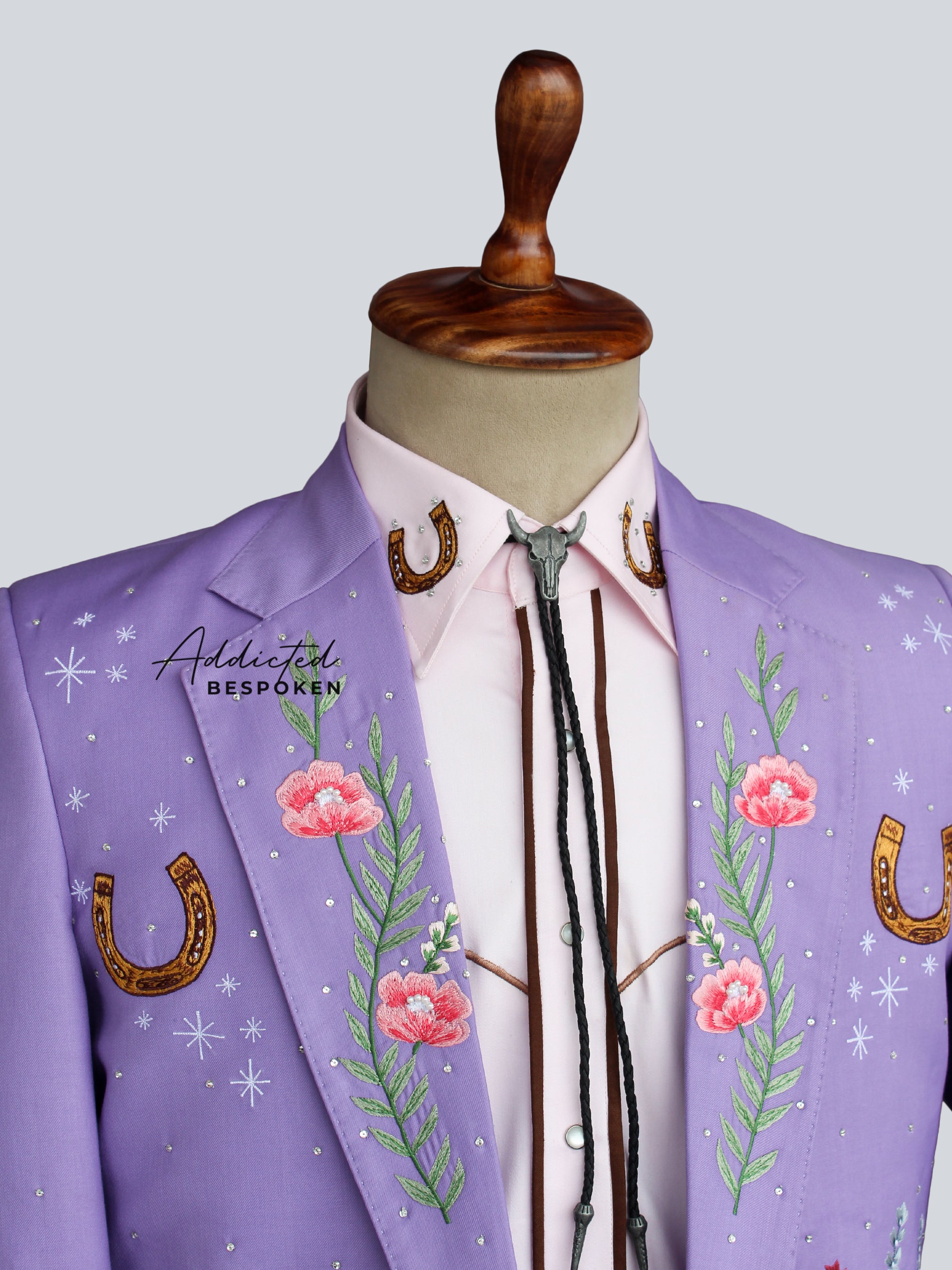 Impeccable Embroidered Masterpiece Custom Western Suit